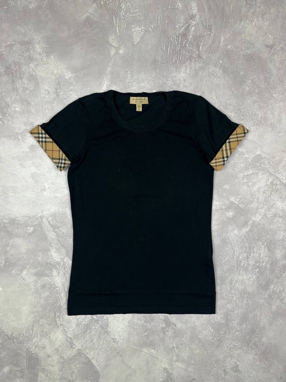 Burberry Burberry Women's Plaid Logo Short Sleeve Crew Neck T-Shirt Size XS / US 0-2 / IT 36-38 - 2 Thumbnail