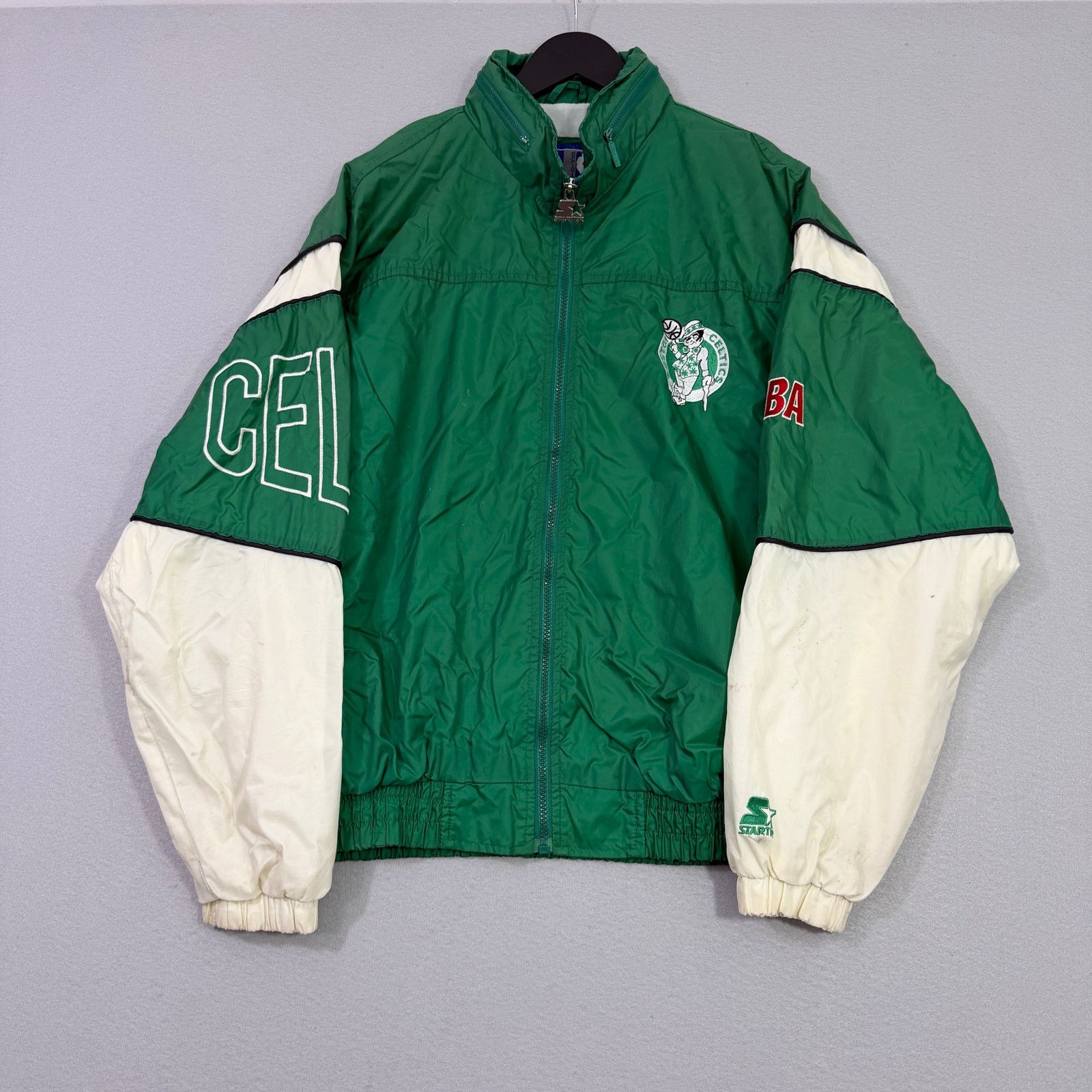 Vintage Vintage Starter Boston Celtics Windbreaker Jacket Large Size US L / EU 52-54 / 3 - 1 Thumbnail
