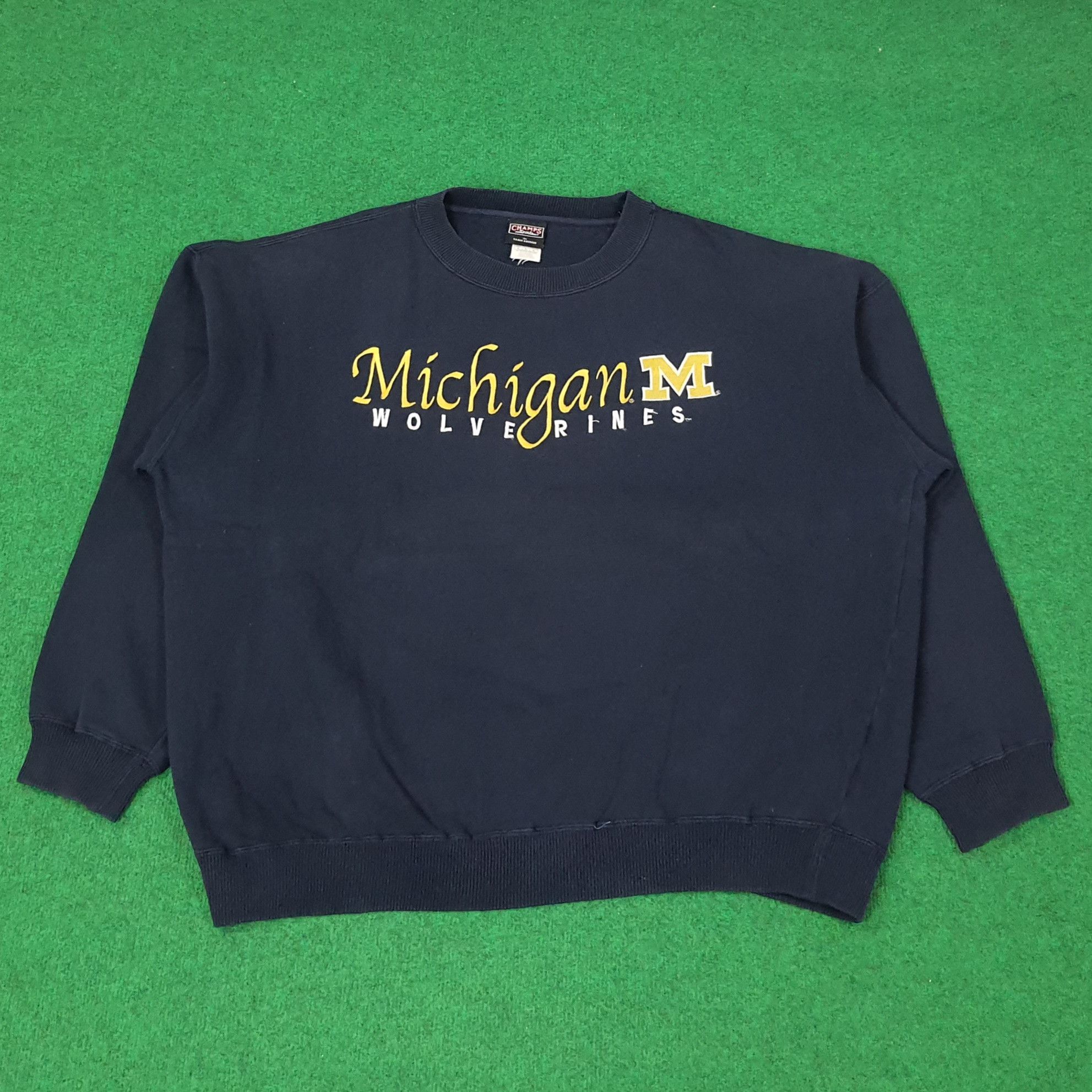 Champs Sport Vintage NFL Michigan Wolverines Football Sweatshirt C253N9 Size US XXL / EU 58 / 5 - 1 Thumbnail