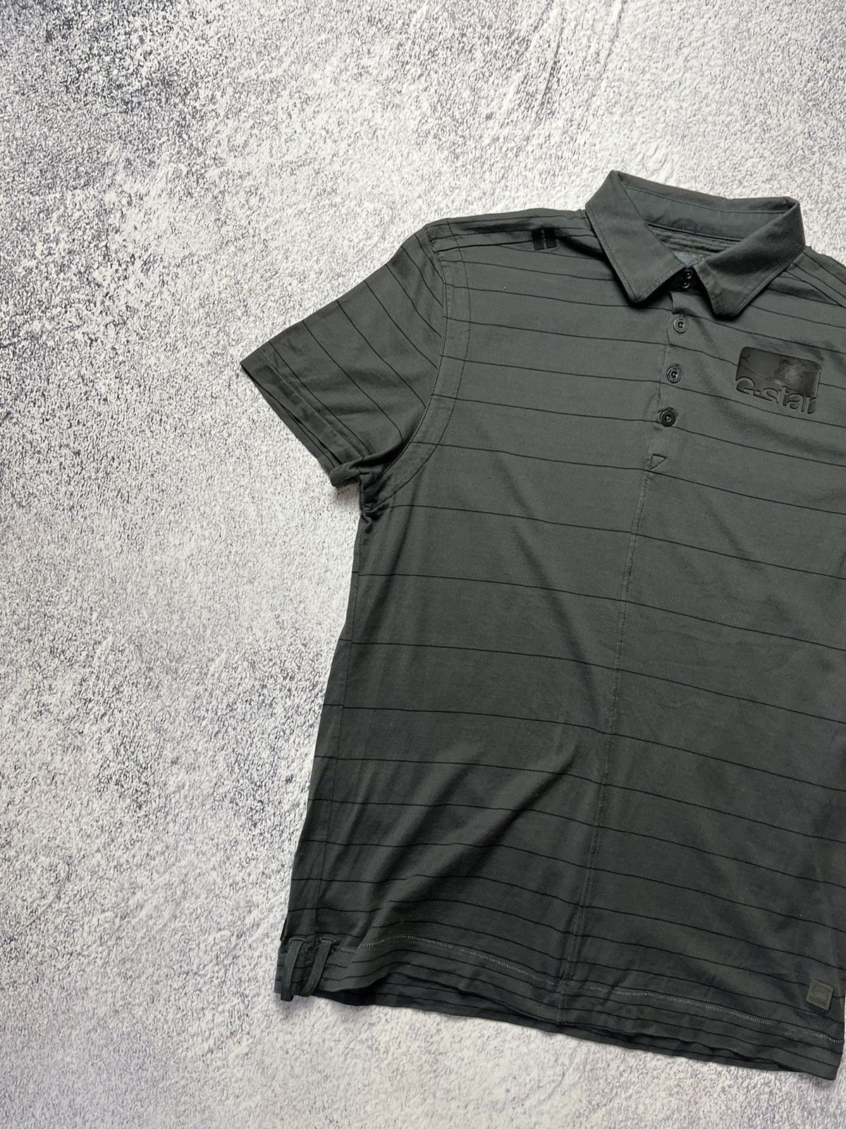 G-Star Vintage G star raw stripe polo Size US M / EU 48-50 / 2 - 2 Thumbnail