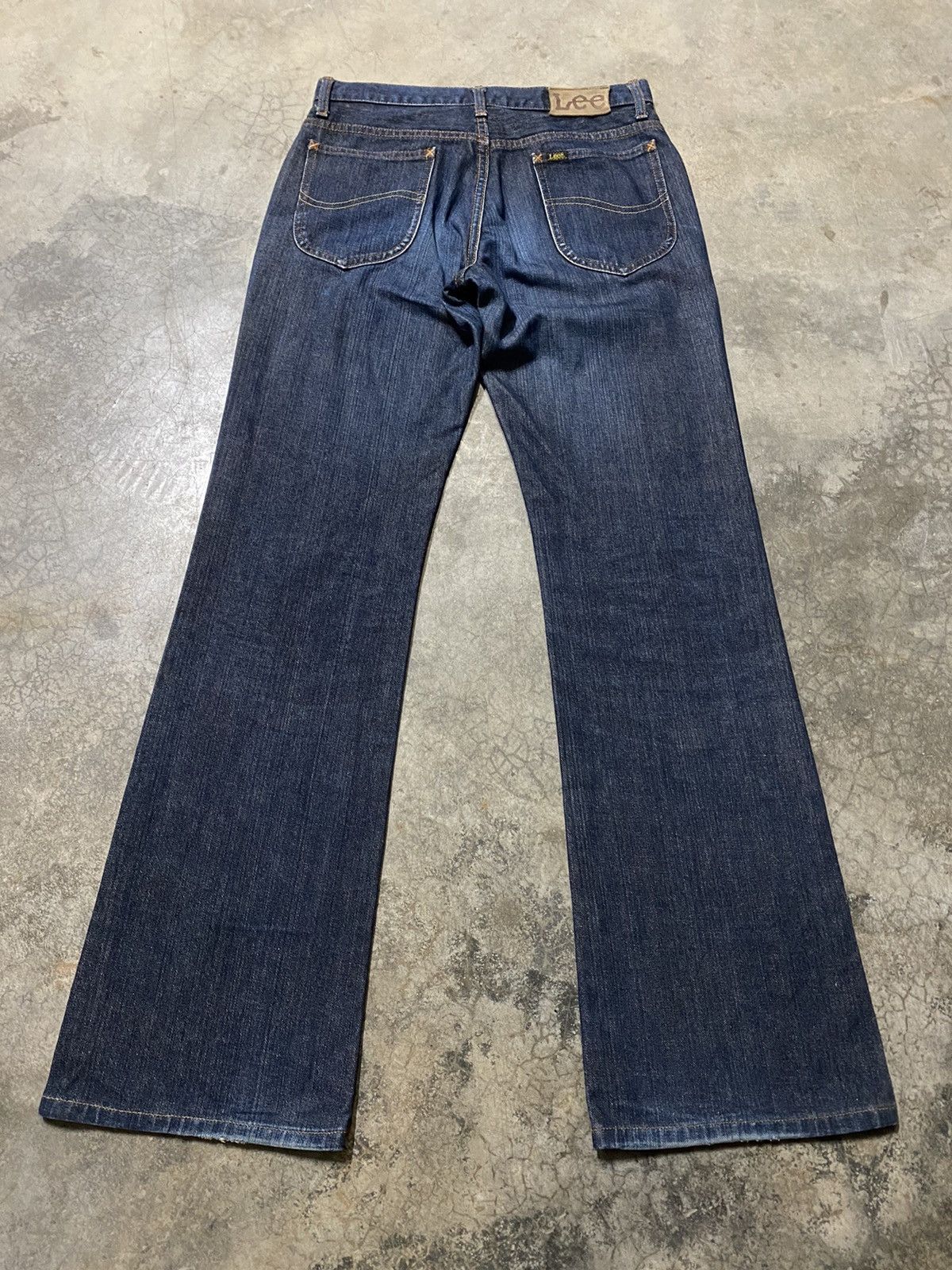 Lee Flare Jeans Vintage Lee Mud Blue Baggy Jeans | Grailed