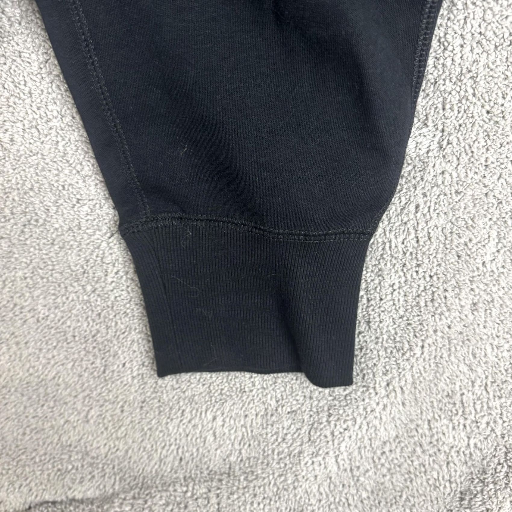 Converse Converse Jogger Pants Mens 2XL Black Fleece Drawstring Pockets Ankle Cuffed All Star Tapered Knit Sportswear Activewear Casual Womens?No Size US 39 - 6 Thumbnail