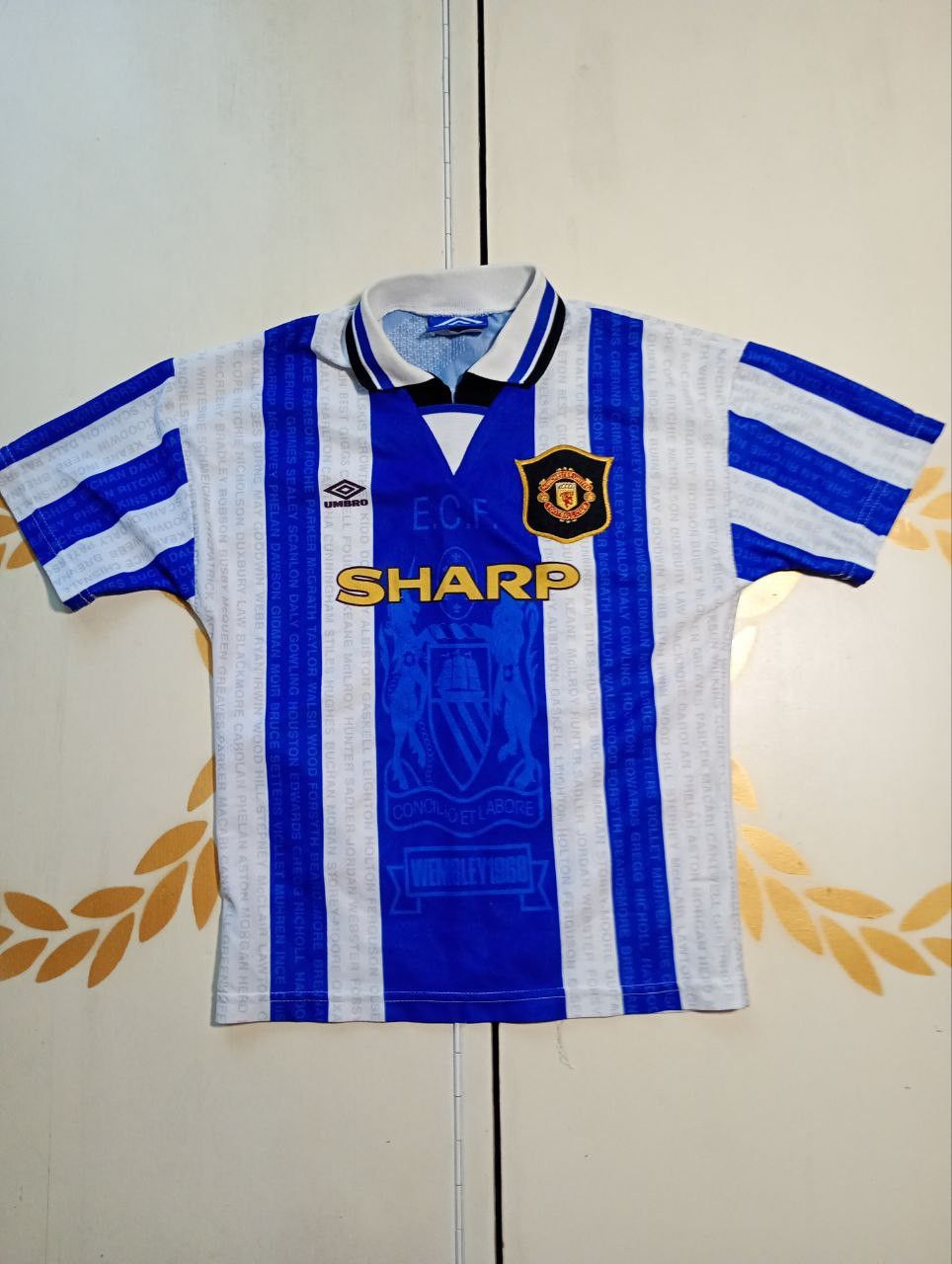 Umbro Umbro Manchester United Away Jersey 1994-1996 youth size L Size US XXS / EU 40 - 1 Thumbnail