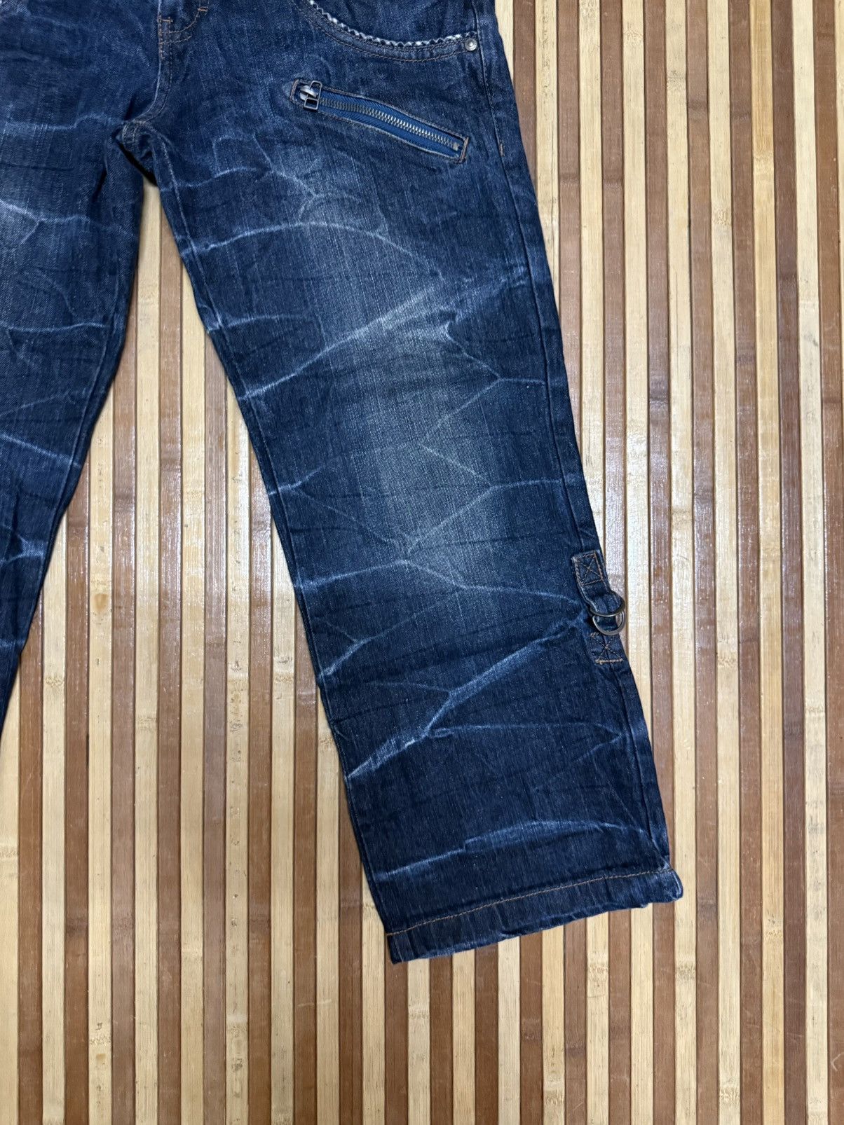 Japanese Brand Double Focus Cropped Pants Double Waist / Streetwear Size US 31 - 4 Thumbnail