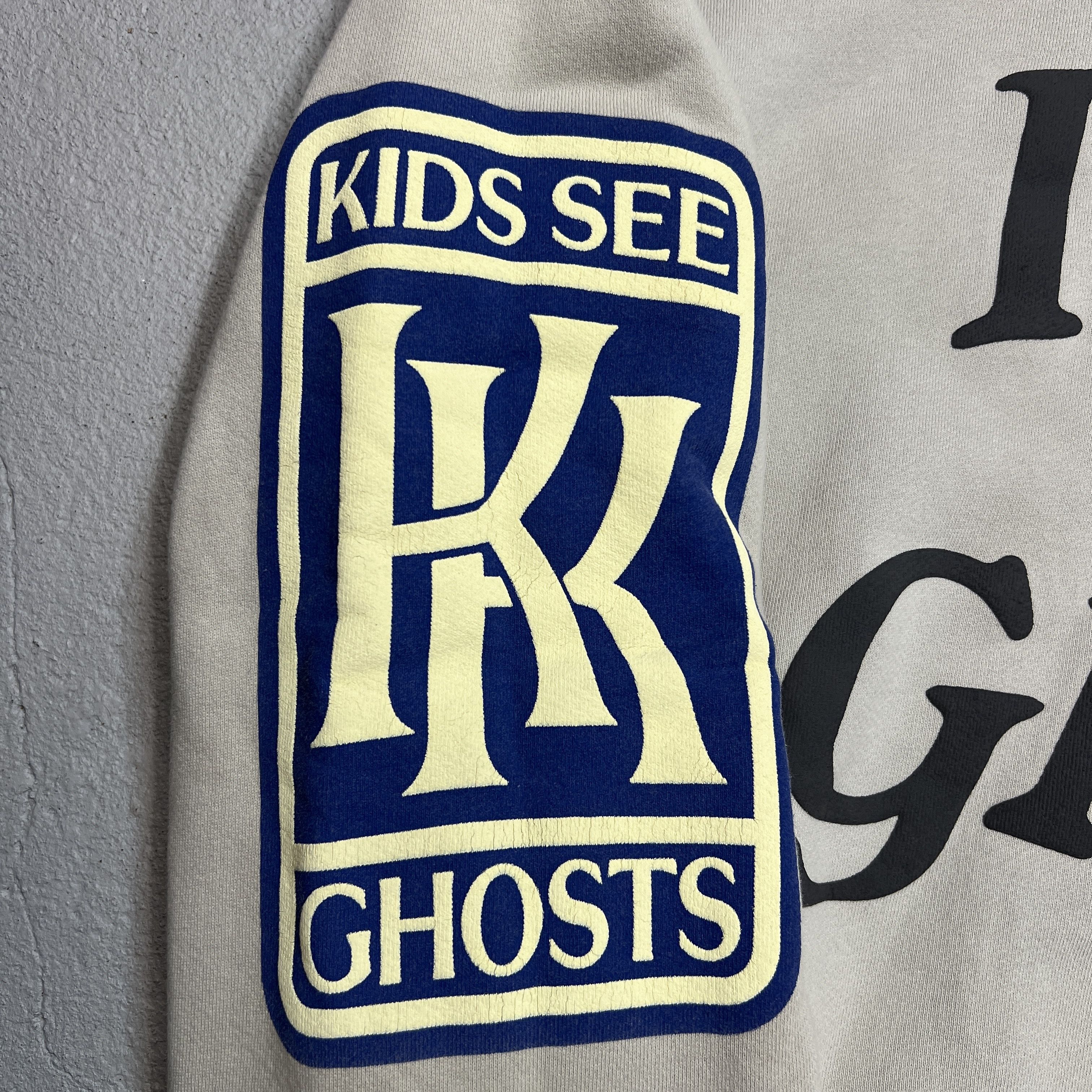 Cactus Plant Flea Market × Kanye West × Kid Cudi CPFM Kids See Ghost Kanye Kid Cudi Tan Crewneck Size US L / EU 52-54 / 3 - 3 Thumbnail