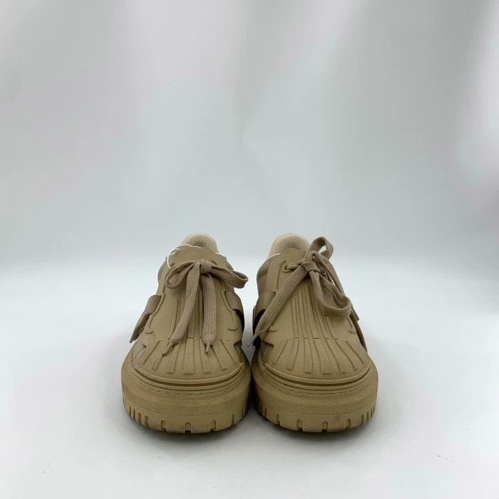 Dior Dior Dior-ID Brown Leather Flat Shoes Size US 6 / EU 39 - 3 Thumbnail
