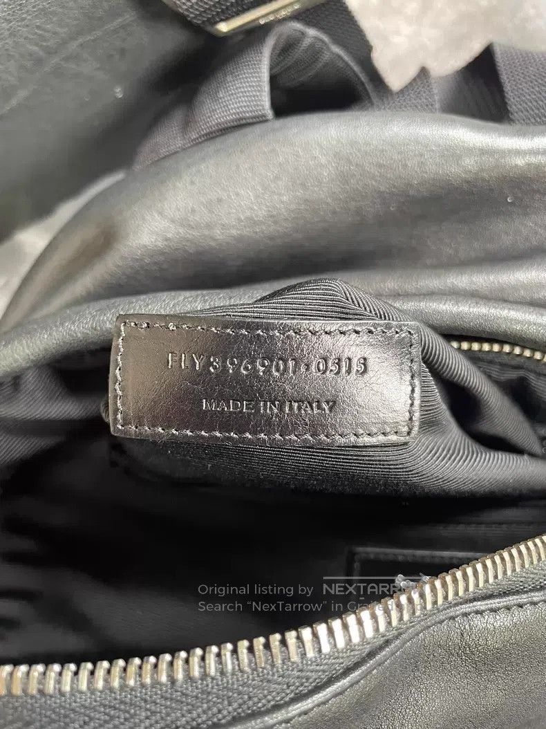 Saint Laurent Paris Saint Laurent Paris Leather Multiple Zippers Backpack i Size ONE SIZE - 9 Thumbnail
