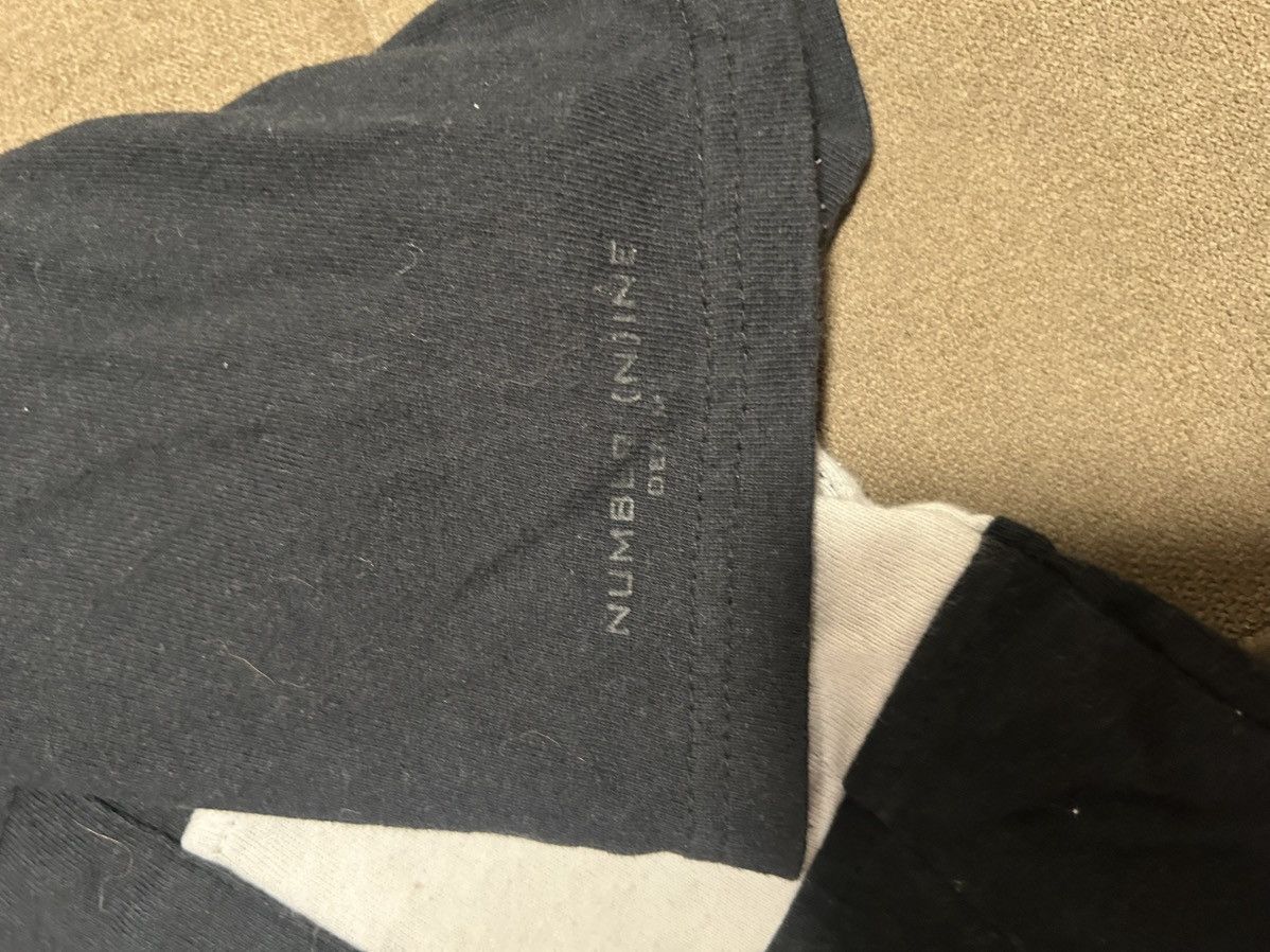 Number (N)ine Number (N)ine Men's Black and Grey T-shirt Size US S / EU 44-46 / 1 - 4 Thumbnail
