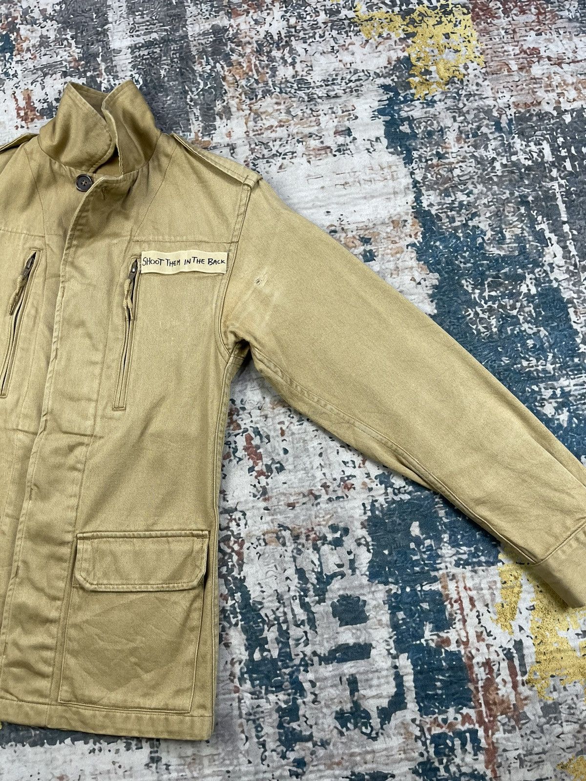 A.P.C. A.P.C Military Khaki Utility Pocket Jackets Size XS / US 0-2 / IT 36-38 - 3 Thumbnail