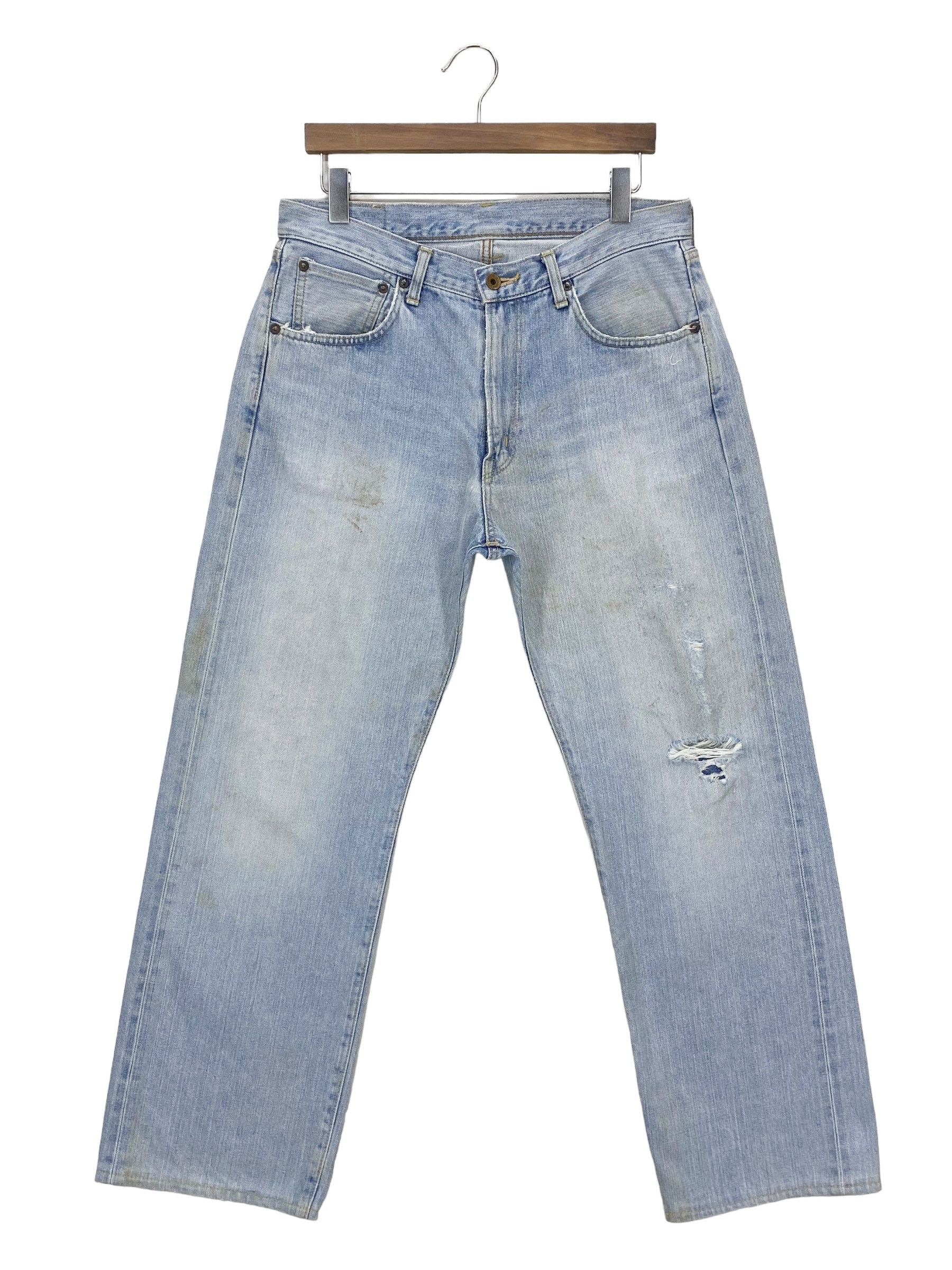 Edwin Edwin Selvedge Denim Jeans Distressed Selvedge Pants Japan Size US 32 / EU 48 - 2 Thumbnail