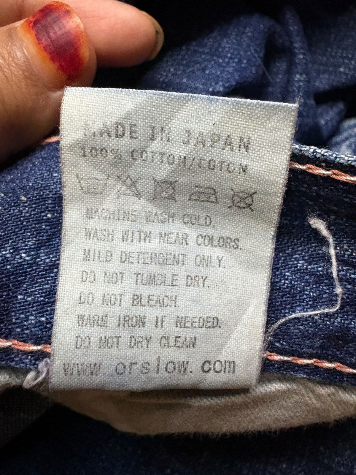 Japanese Brand × Orslow Vintage Or Slow Carpenter Loose Baggy Jeans Size US 29 - 12 Thumbnail
