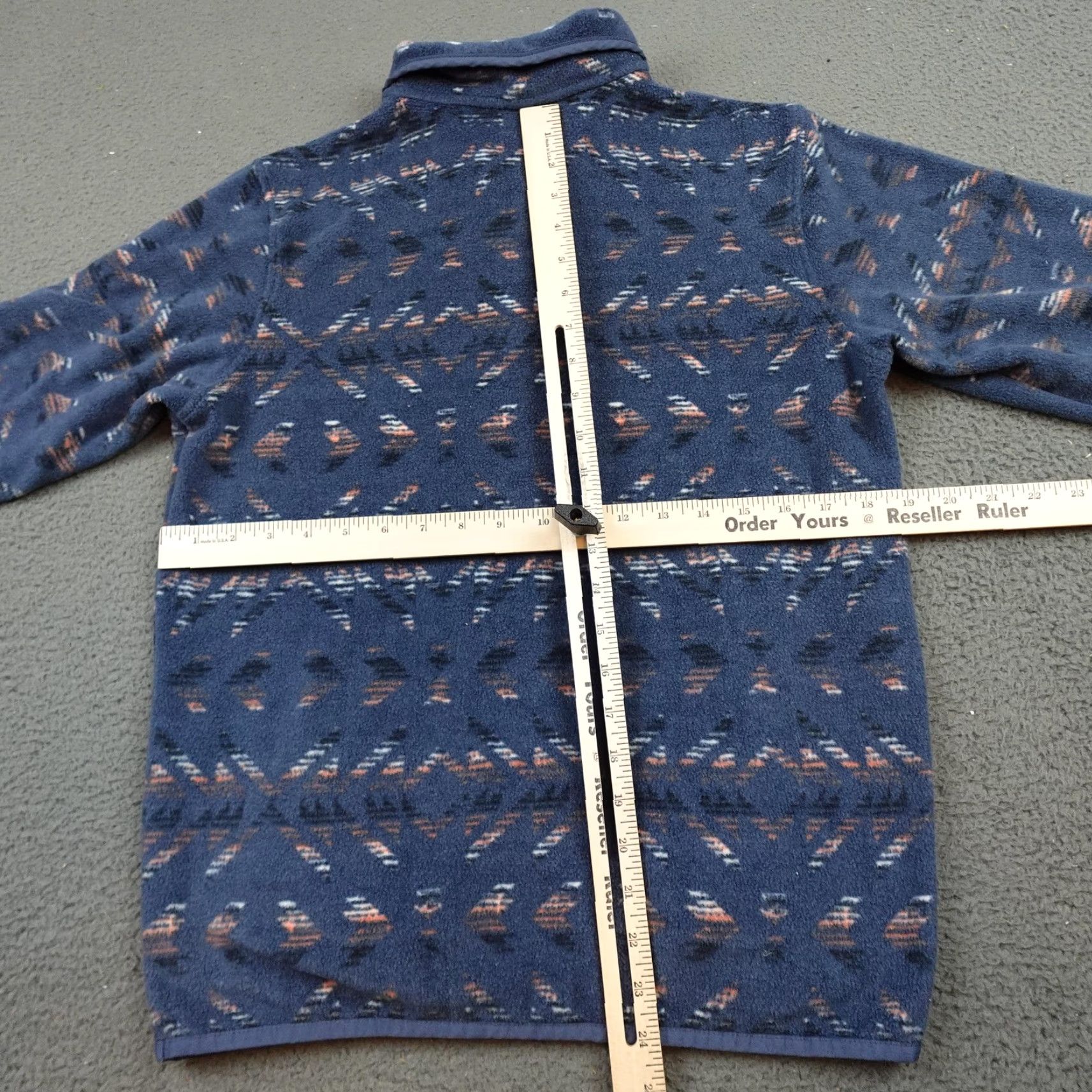 Vintage Cinch Jacket Mens Medium Blue Fleece Snap Pullover Western Aztec Print Size US M / EU 48-50 / 2 - 7 Thumbnail