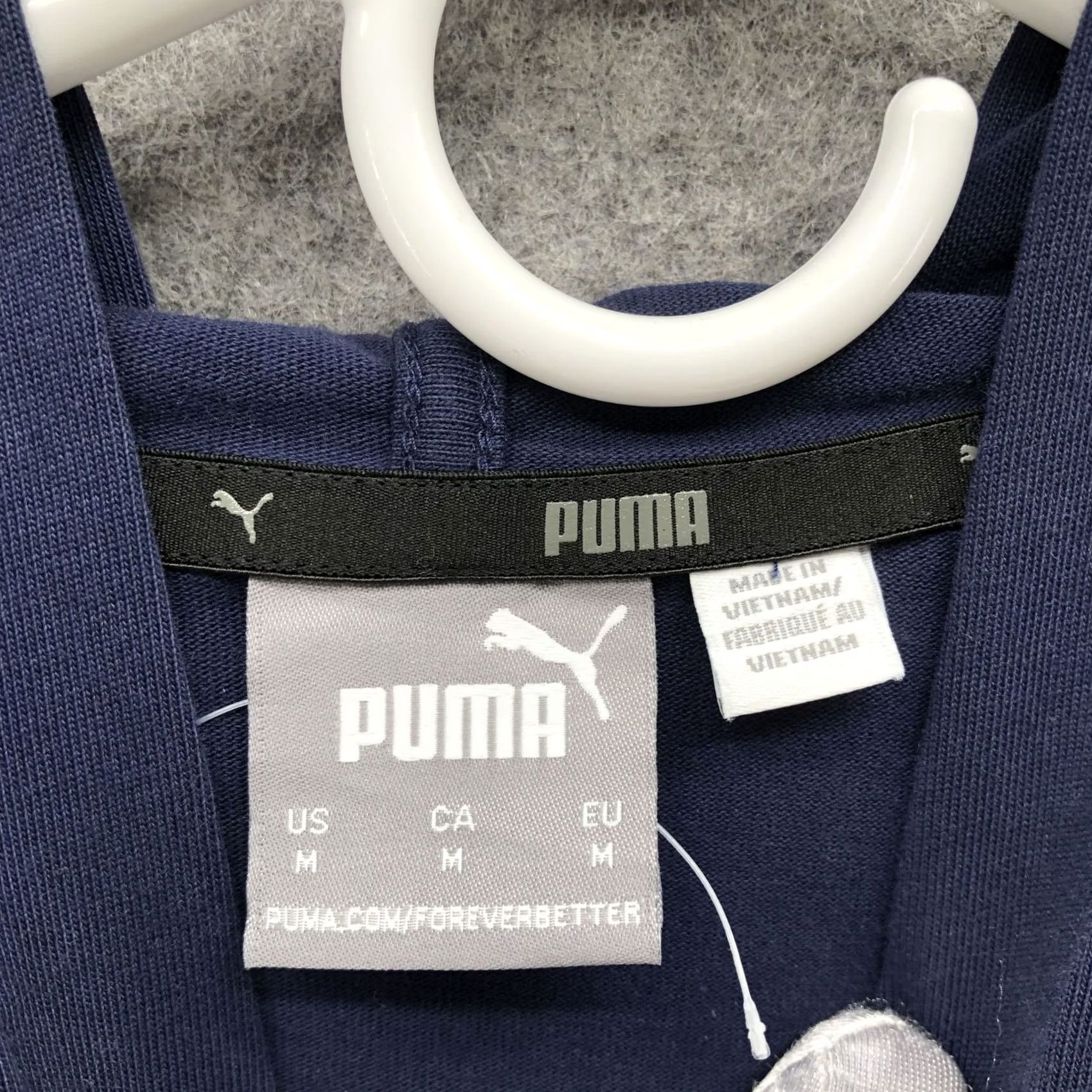 Puma Puma Hoodie Mens M Blue Long Sleeve Hooded Cotton Pullover T Shirt Size US M / EU 48-50 / 2 - 5 Thumbnail