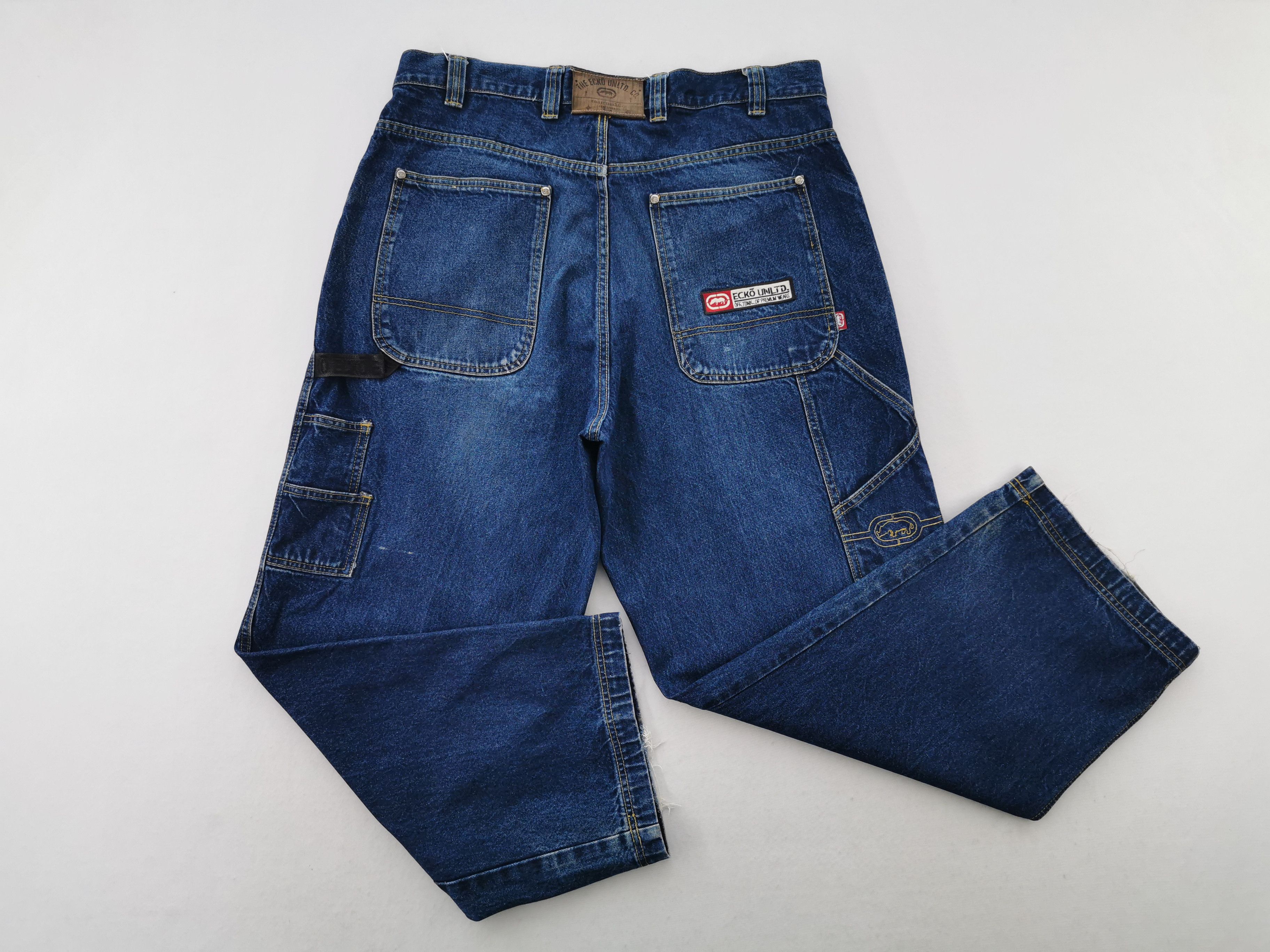 Ecko Unltd. Distressed Ecko Unltd Baggy Carpenter Denim Jeans Size 36 Size US 36 / EU 52 - 5 Thumbnail