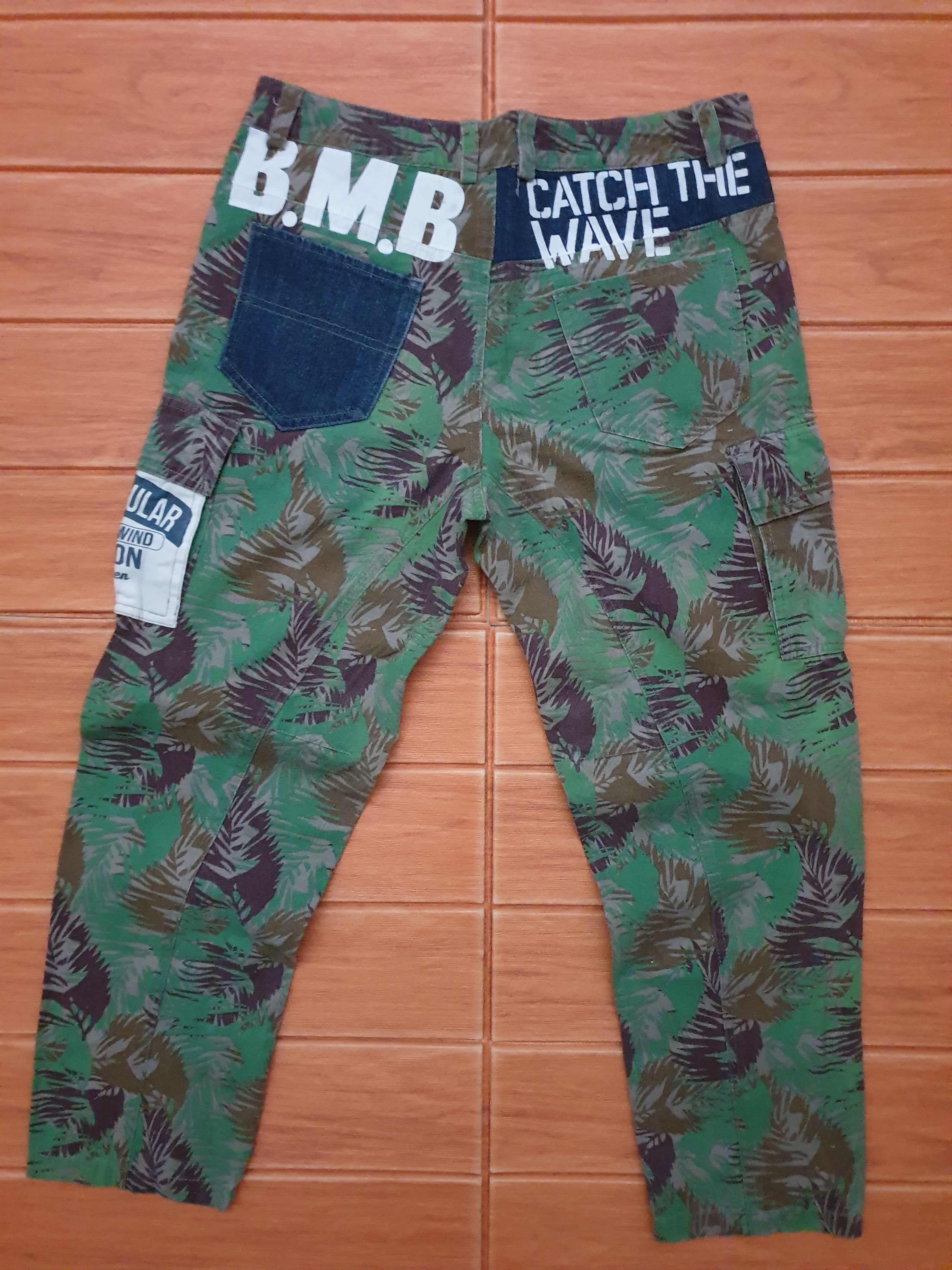 Japanese Brand Blue Moon leaf camouflage Pant Size US 31 - 10 Thumbnail