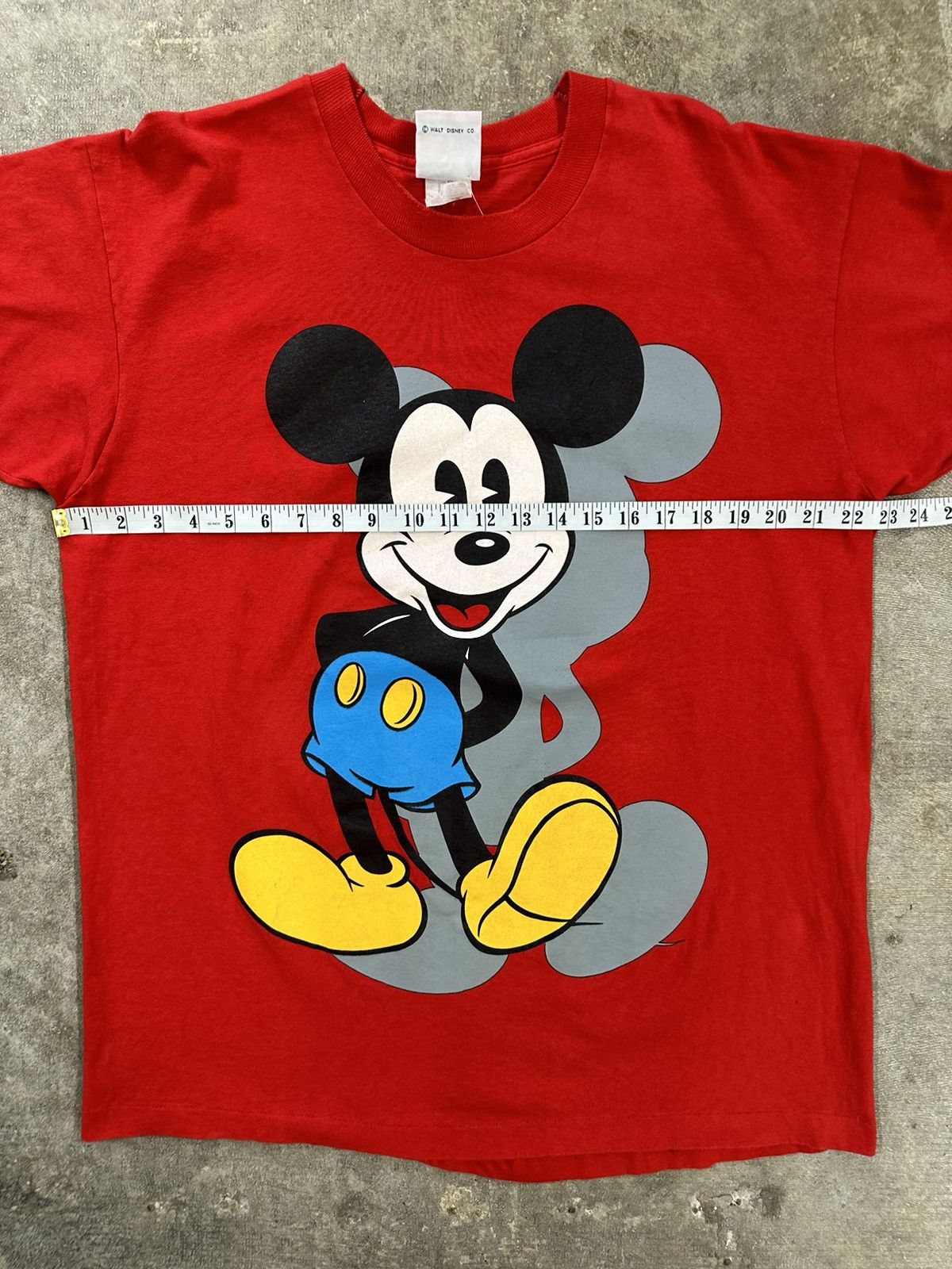 Disney Vintage 90s Disney Mickey Mouse Cartoon T-Shirt Size US XL / EU 56 / 4 - 8 Thumbnail