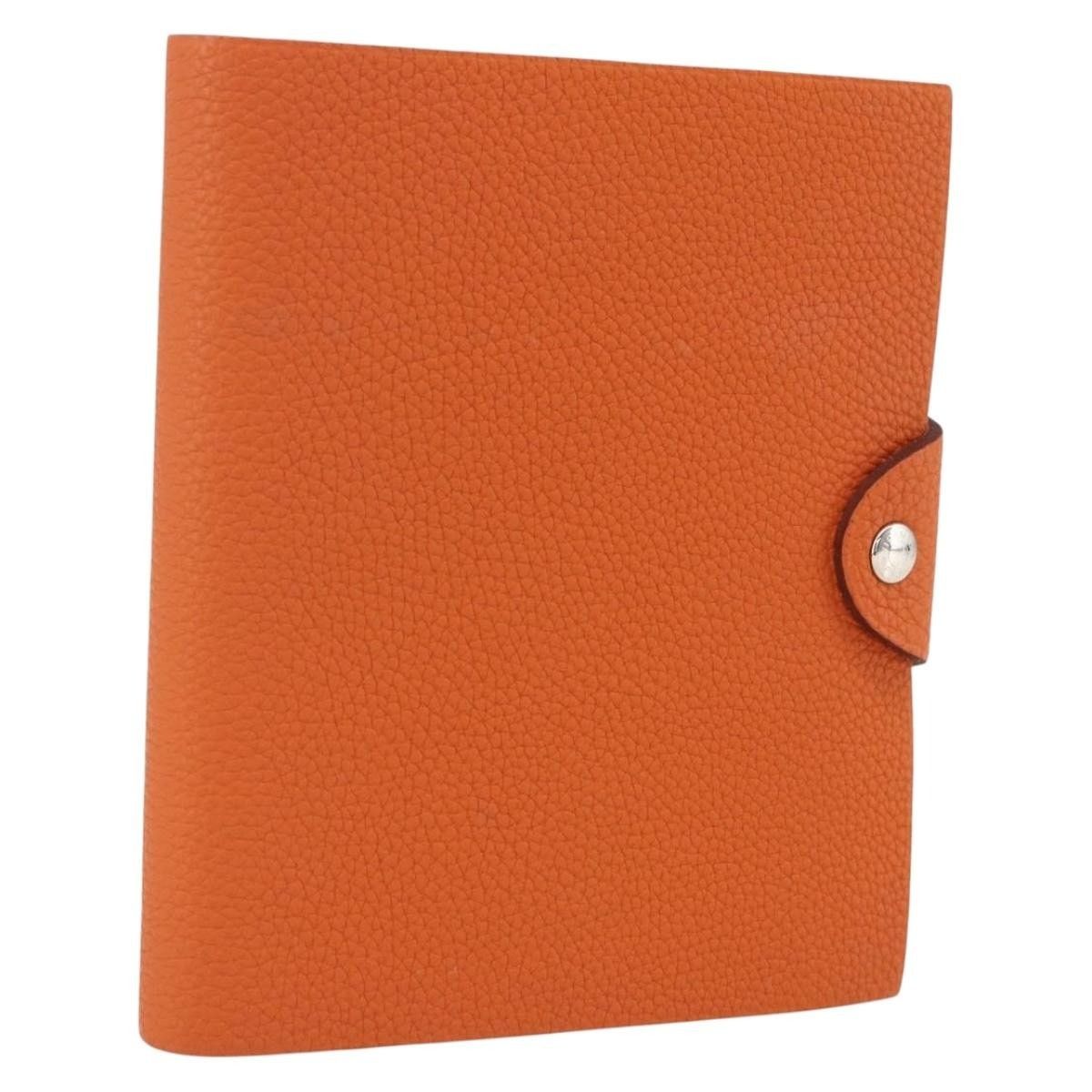 Hermes Hermes Note Planner Leather Orange Size ONE SIZE - 1 Thumbnail