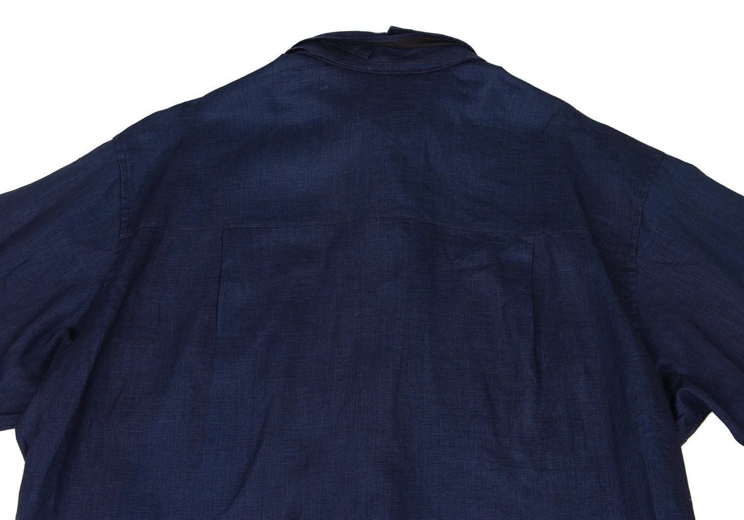 Yohji Yamamoto Yohji Yamamoto Indigo Linen Long Shirt Size US L / EU 52-54 / 3 - 16 Thumbnail