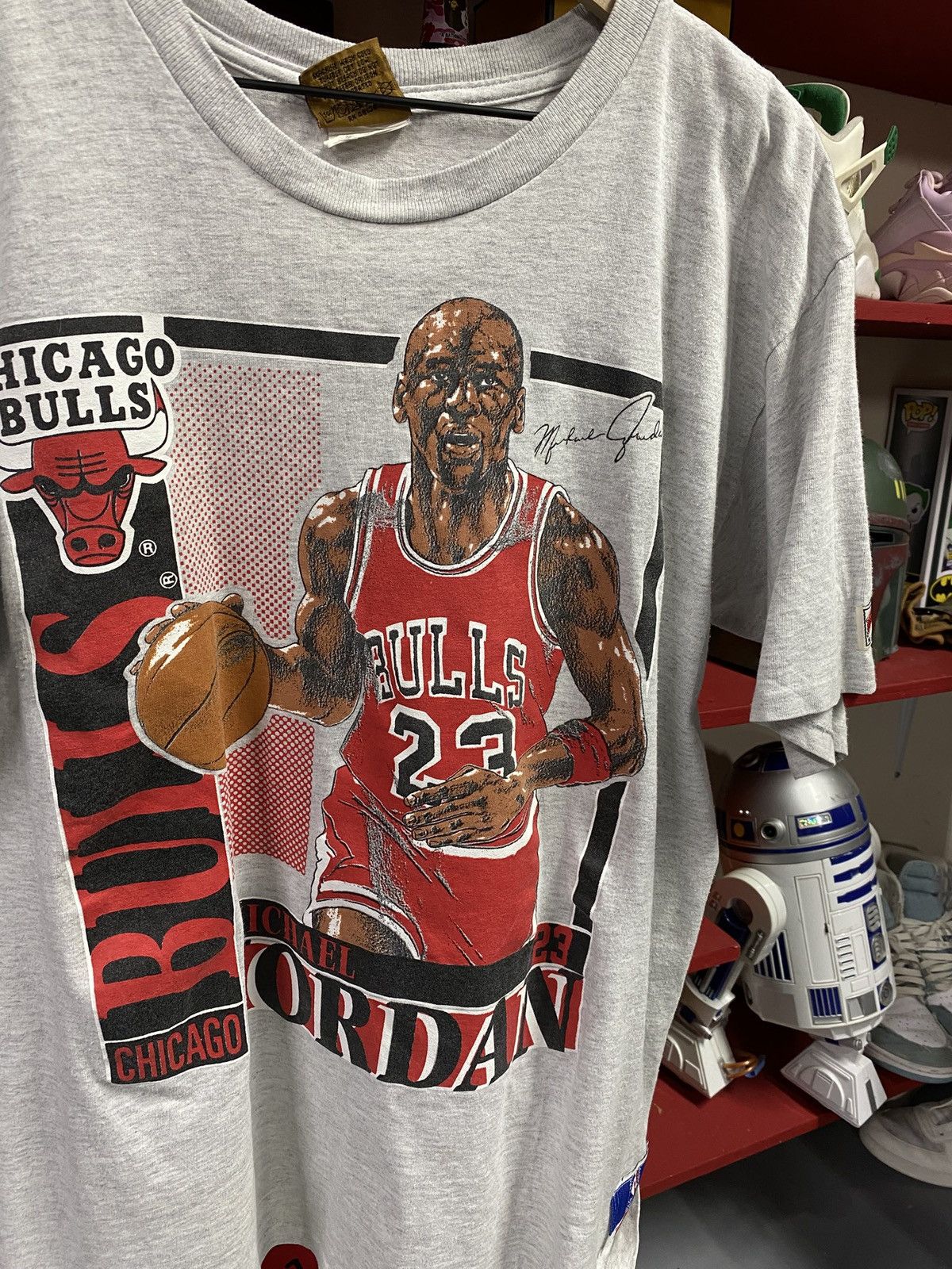 Nutmeg × Vintage Vintage 90’s Chicago Bulls Michael Jordan Shirt Adult Large Size US L / EU 52-54 / 3 - 4 Thumbnail