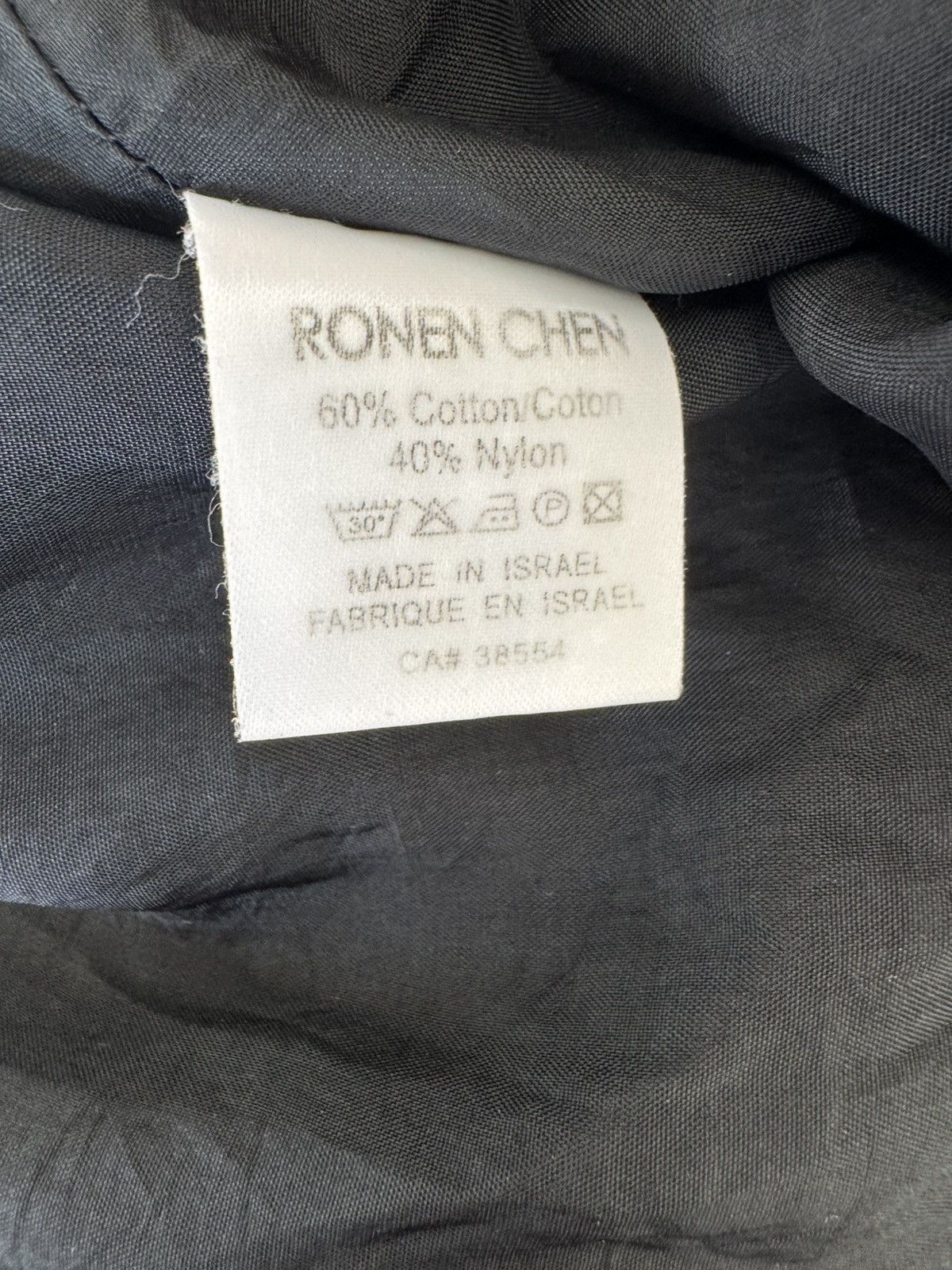 Vintage Ronen Chen women’s small designer black asymmetrical Size 28" / US 6 / IT 42 - 6 Thumbnail
