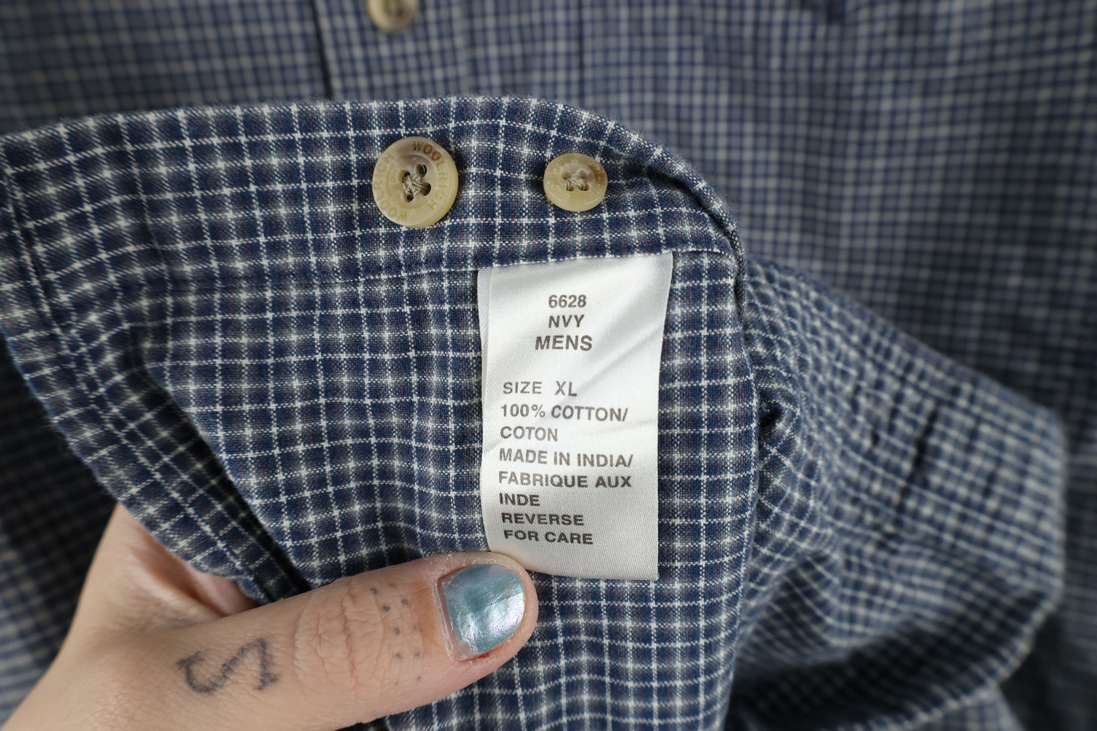 Vintage Vintage Woolrich Out Short Sleeve Button Down Shirt Plaid Size US XL / EU 56 / 4 - 7 Thumbnail