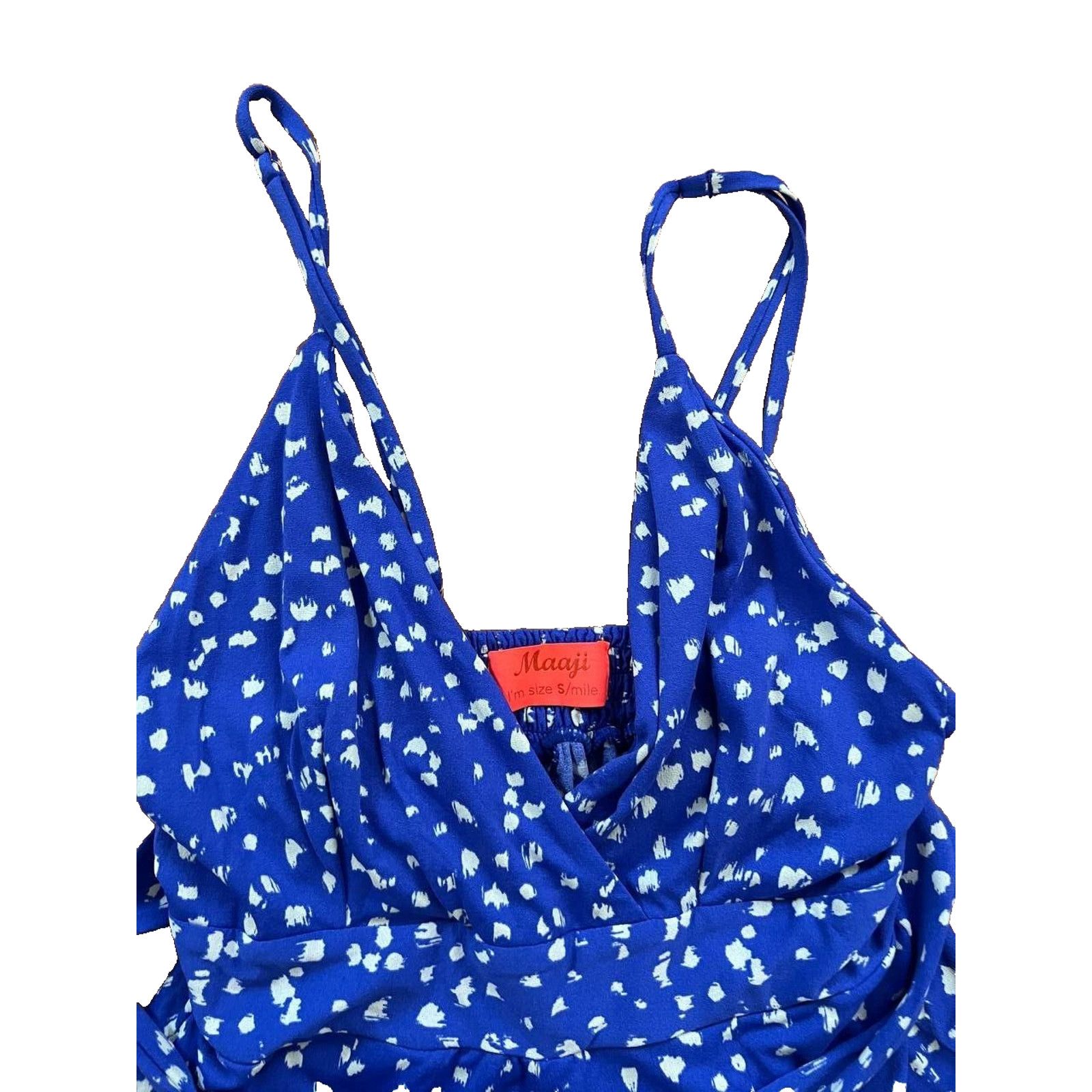 & Other Stories Maaji Romper in Arabian Sea Blue Romper Size Small A000566 Size 27" / US 4 / IT 40 - 4 Thumbnail