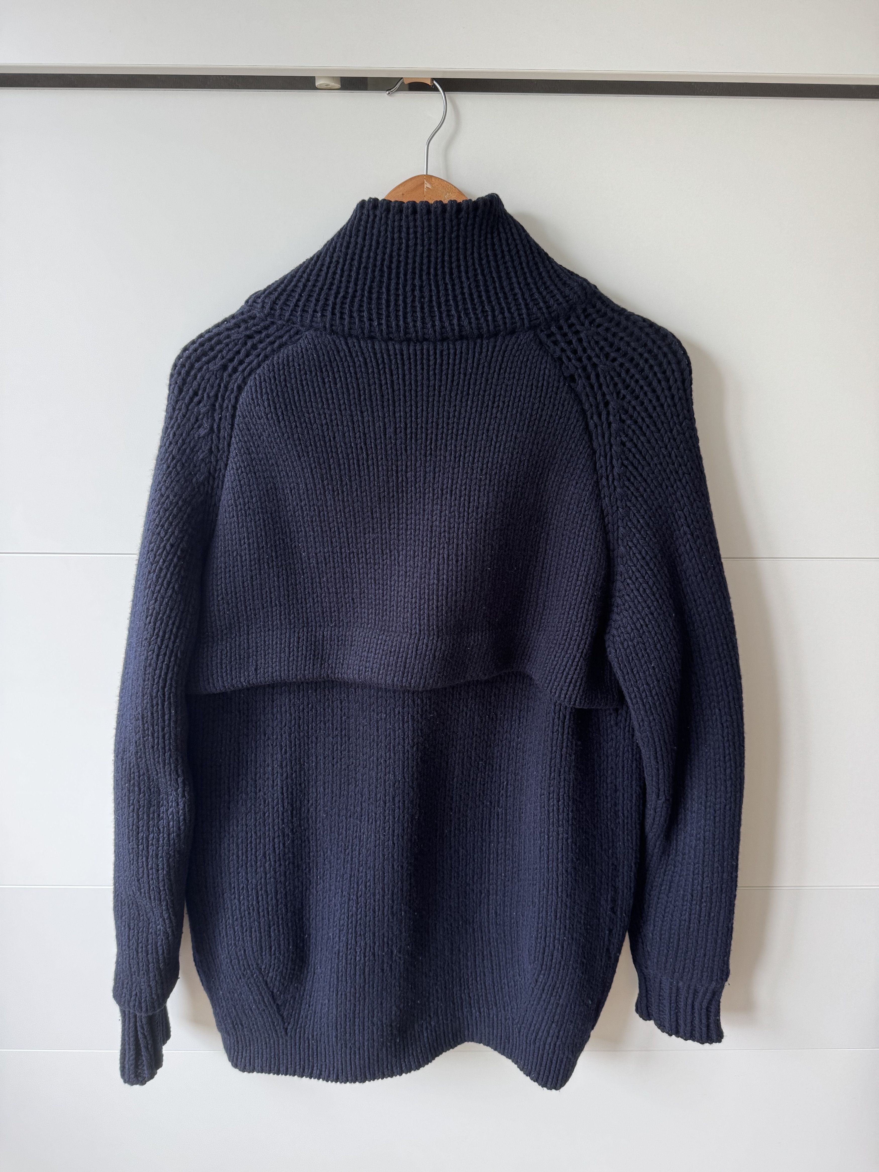 Acne Studios [S] Byron SH Wool Trench in Navy (AW14) Size US S / EU 44-46 / 1 - 3 Thumbnail