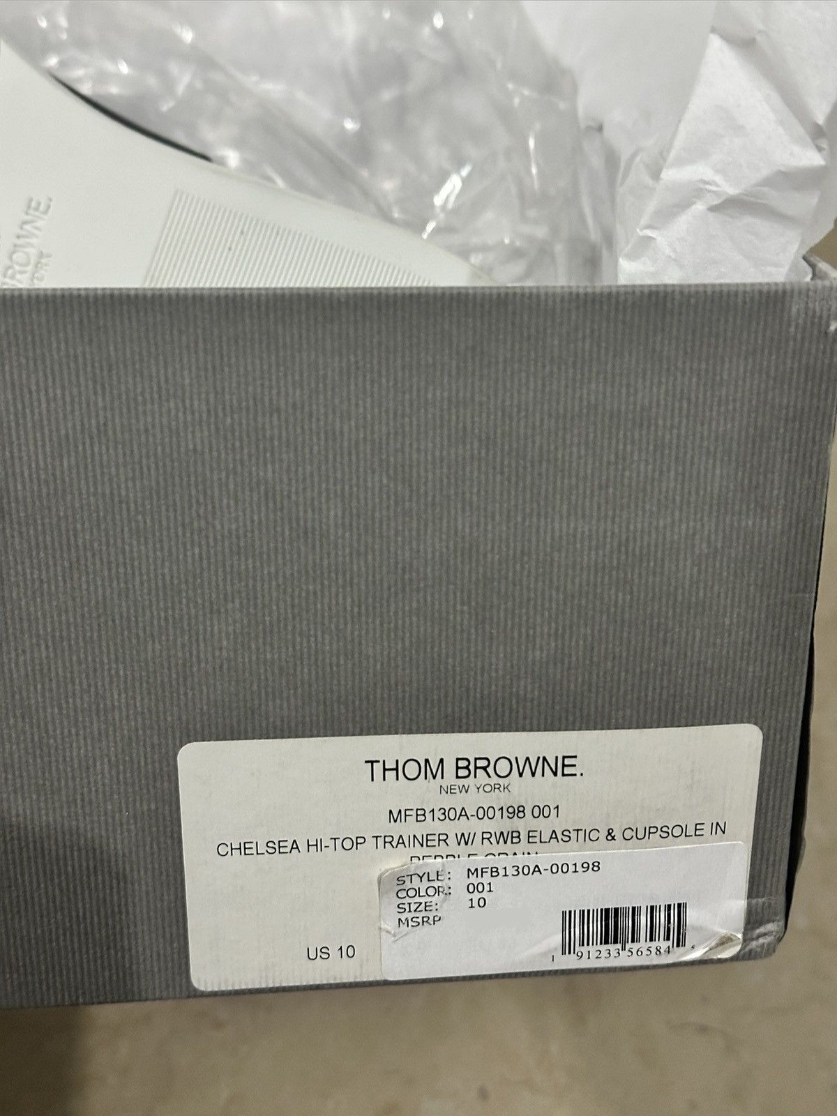 Thom Browne BNWT $950 Thom Browne Striped sneakers Chelsea boots Trainer Size US 10 / EU 43 - 10 Thumbnail