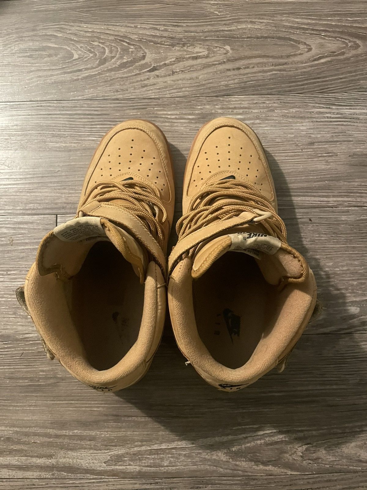 Nike Air Force 1 “Flax” Mid Size 11.5 Size US 11.5 / EU 44-45 - 5 Thumbnail