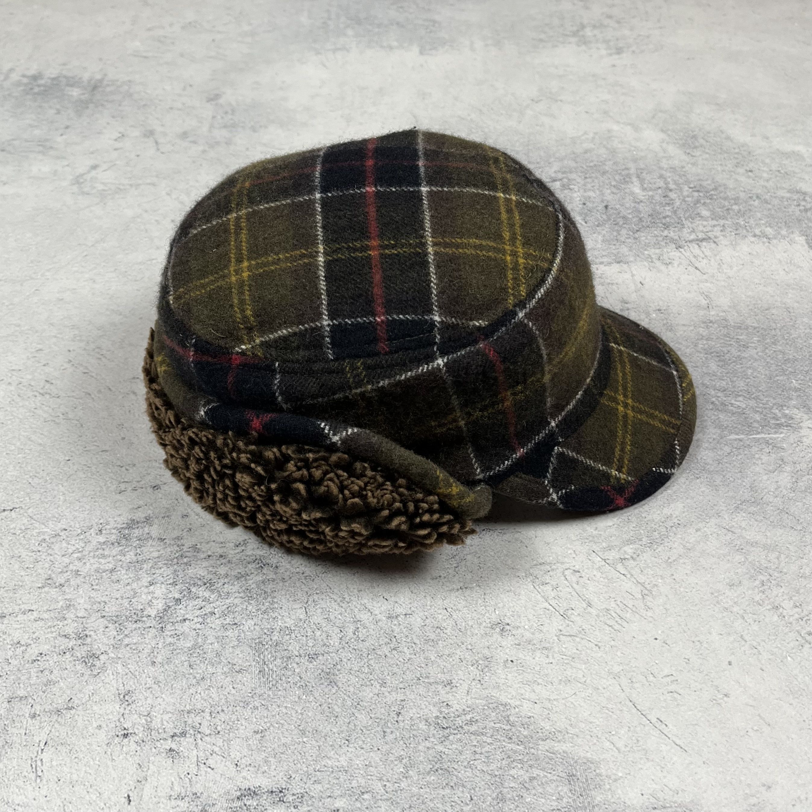Barbour Barbour Winter Ear Flaps Wool Tartan Cap Size ONE SIZE - 3 Thumbnail