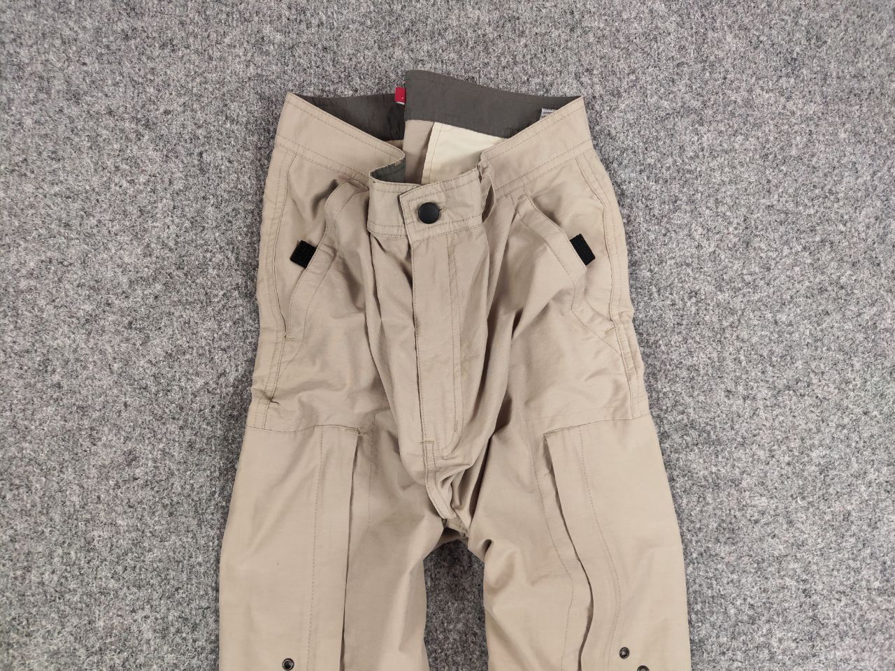 Japanese Brand Vintage 90's Japan parachute Light Beige Cargo Pants Size US 32 / EU 48 - 3 Thumbnail