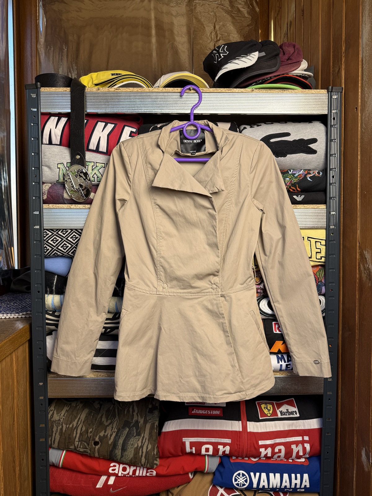 Japanese Brand Rare Denny Rose Beige Outerwear Size XS / US 0-2 / IT 36-38 - 3 Thumbnail