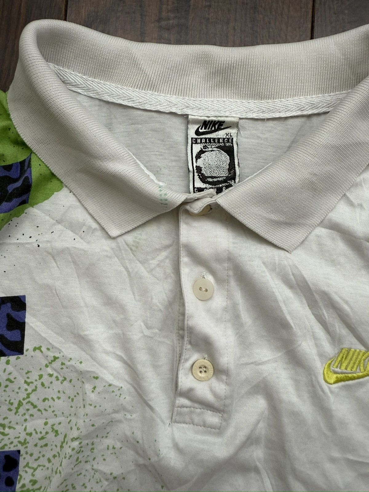 Nike Vintage Nike Challenge Court Polo Shirt Andre Agassi Size US XL / EU 56 / 4 - 5 Thumbnail
