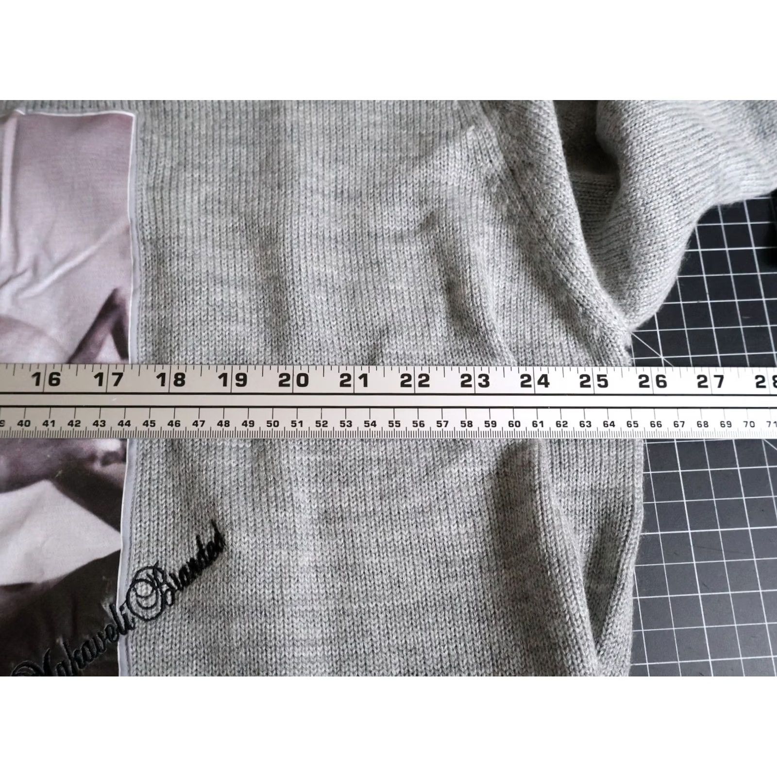 Vintage VINTAGE Tupac Makaveli Sweater Men 2XL Gray Wool Knit Rap Hip Hop 90s 2Pac VTG Size US XXL / EU 58 / 5 - 5 Thumbnail