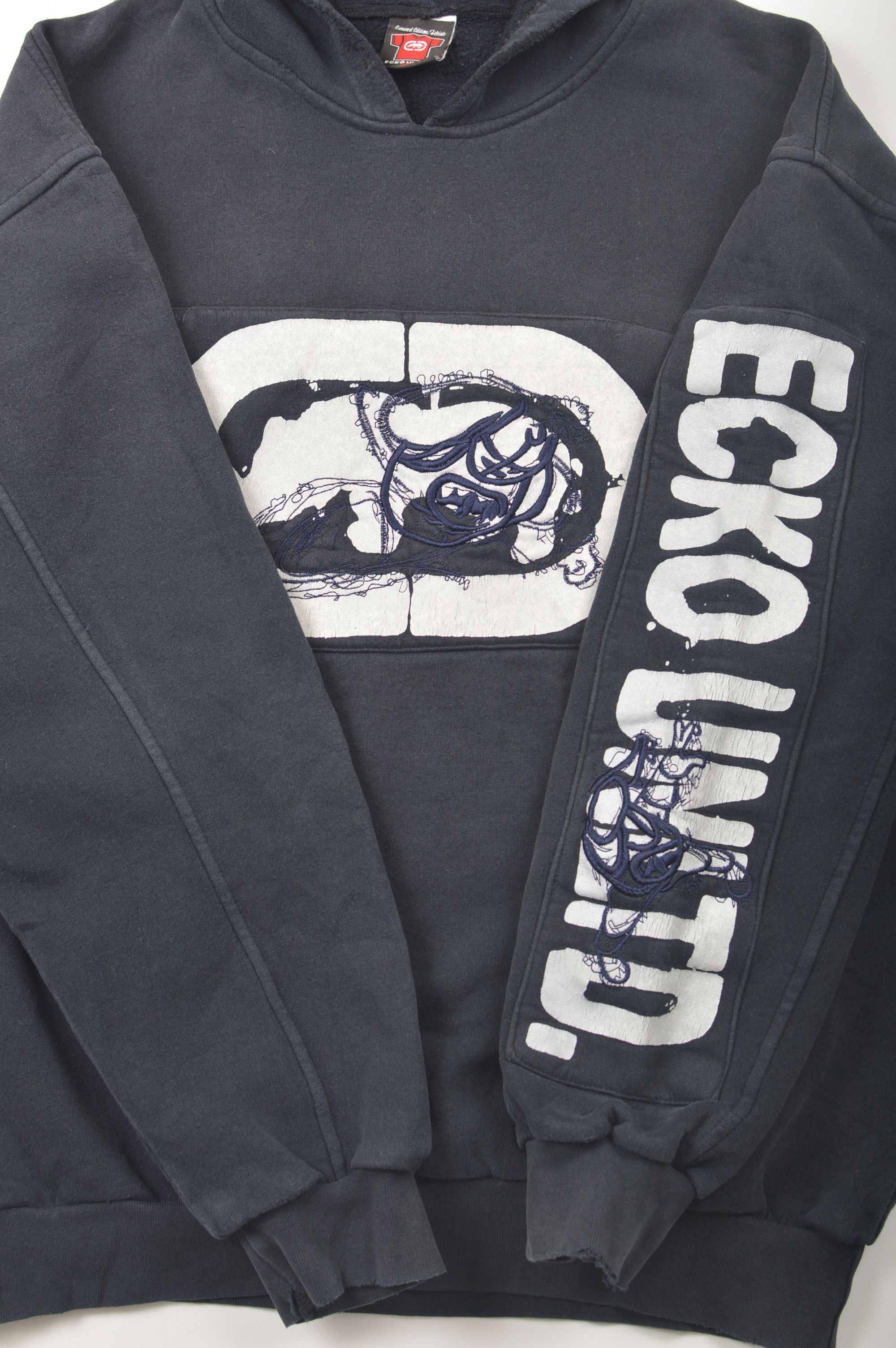 Ecko Unltd. Rare Ecko Unltd Vintage Limited Edition Big Logo Hoodie Size US XXL / EU 58 / 5 - 3 Thumbnail