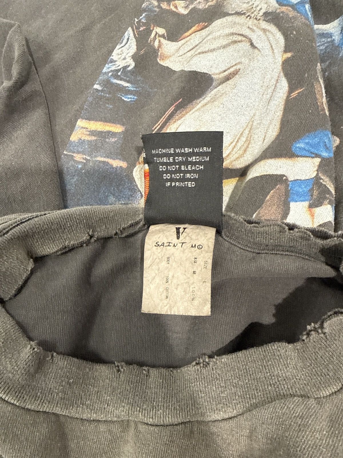 Saint Michael × Vlone Saint Michael x Vlone Maria L/S Shirt Size US L / EU 52-54 / 3 - 4 Thumbnail