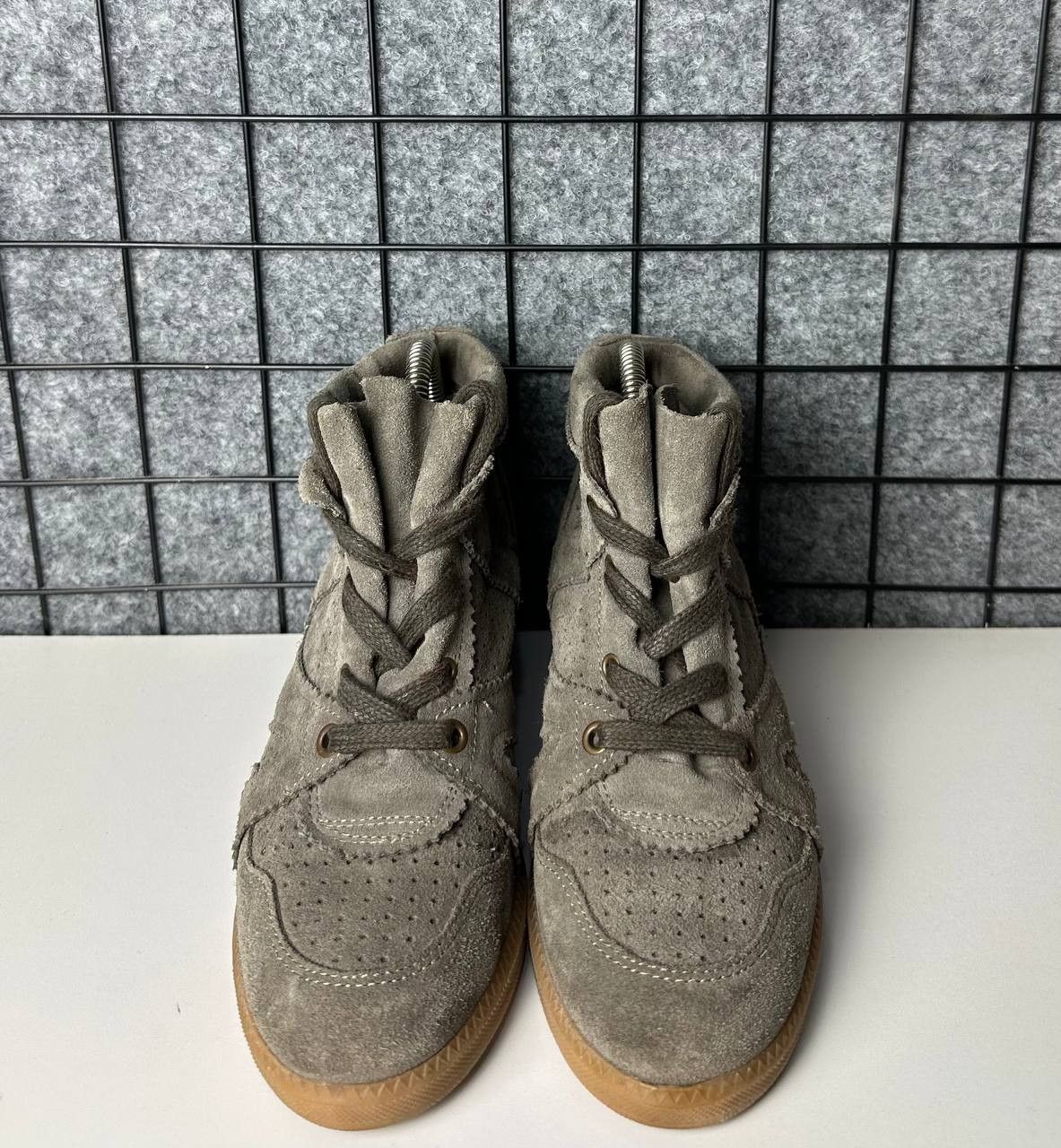 Japanese Brand Isabel Marant Style Wedge Hi-Top Sneakers US 5 Size US 6 / IT 36 - 2 Thumbnail