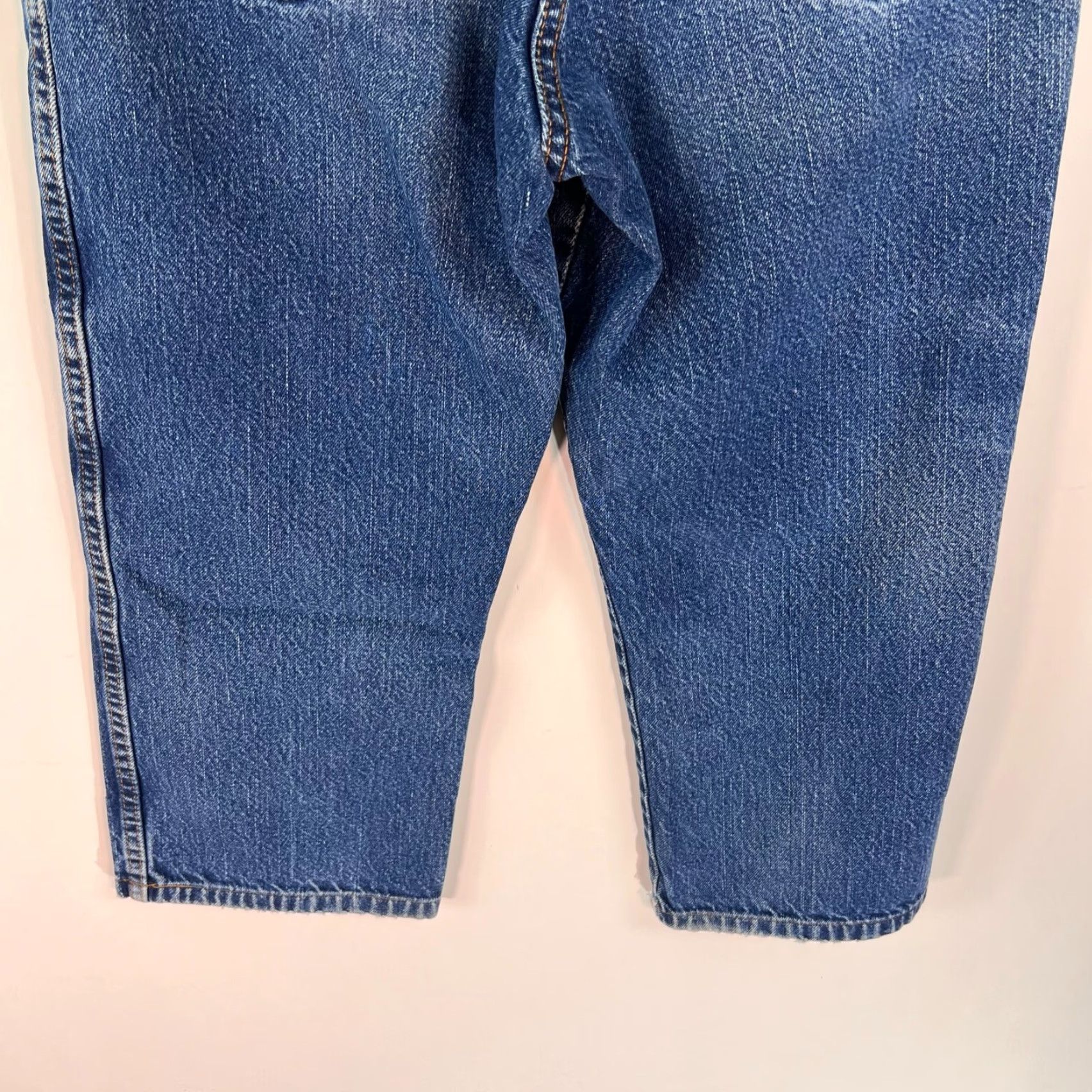 Dickies VINTAGE Dickies Jeans Mens 34x29 Cropped Relaxed Fit Denim Blue 80s 90s Workwear 5-Pocket Midwest Brand Mens Size US 34 / EU 50 - 7 Thumbnail