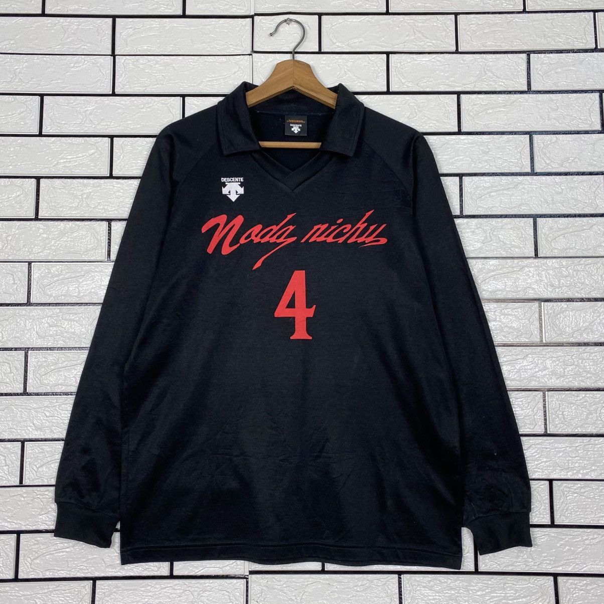 Japanese Brand 📌Vintage Hoodie Pull Over Descente Big Logo Size US L / EU 52-54 / 3 - 2 Thumbnail