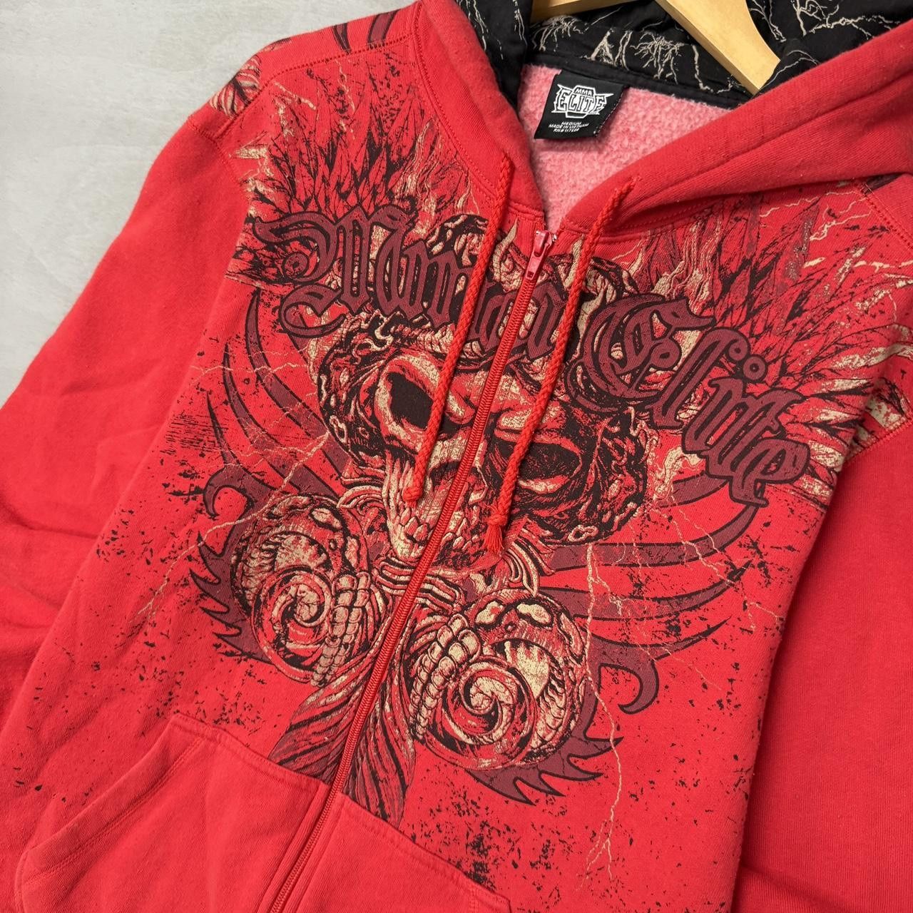 Tapout MMA Elite Tapout Affliction Style Zip Up Hoodie Medium Size US M / EU 48-50 / 2 - 3 Thumbnail
