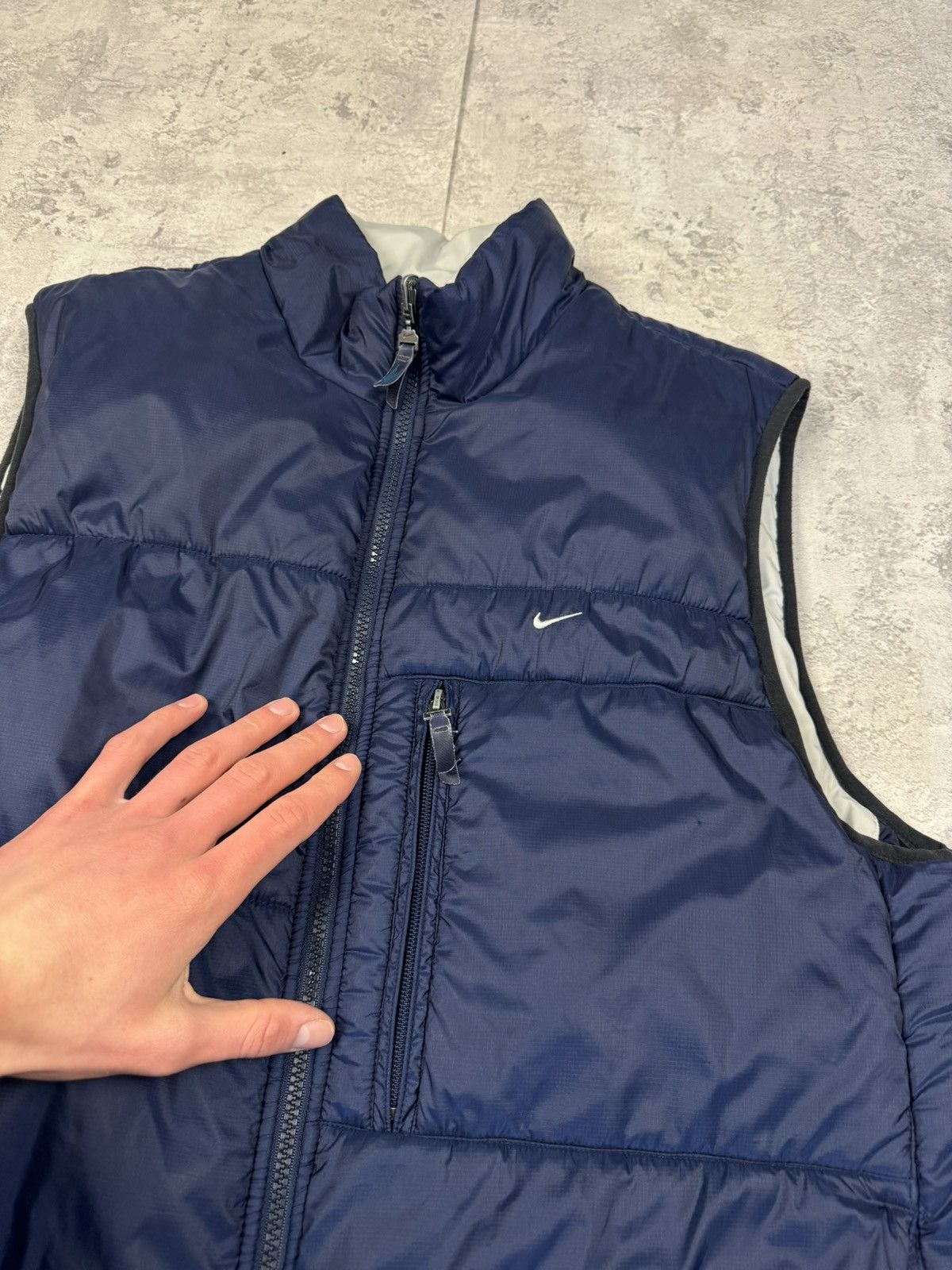 Nike Nike Vintage Reversible Vest Lightweight Streetwear Size L Size US L / EU 52-54 / 3 - 5 Thumbnail