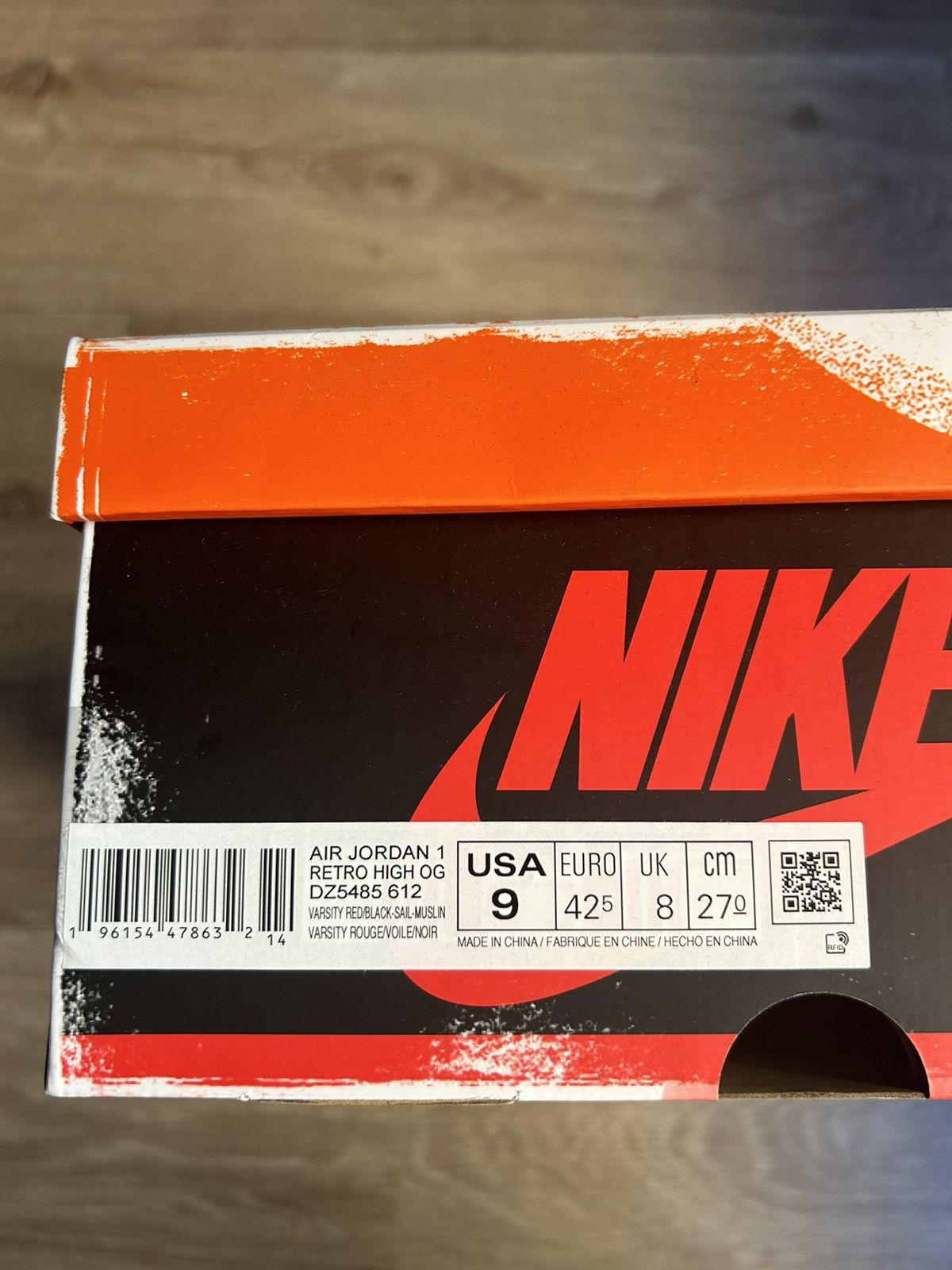 Jordan Brand Jordan 1 Chicago Lost and Found Size US 8.5 / EU 41-42 - 5 Thumbnail