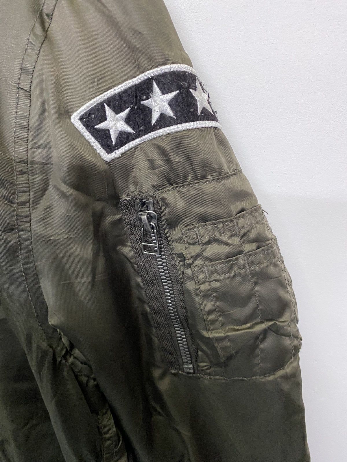 Japanese Brand Japanese Brand Bomber Jacket Air Force Military Style Size US M / EU 48-50 / 2 - 4 Thumbnail