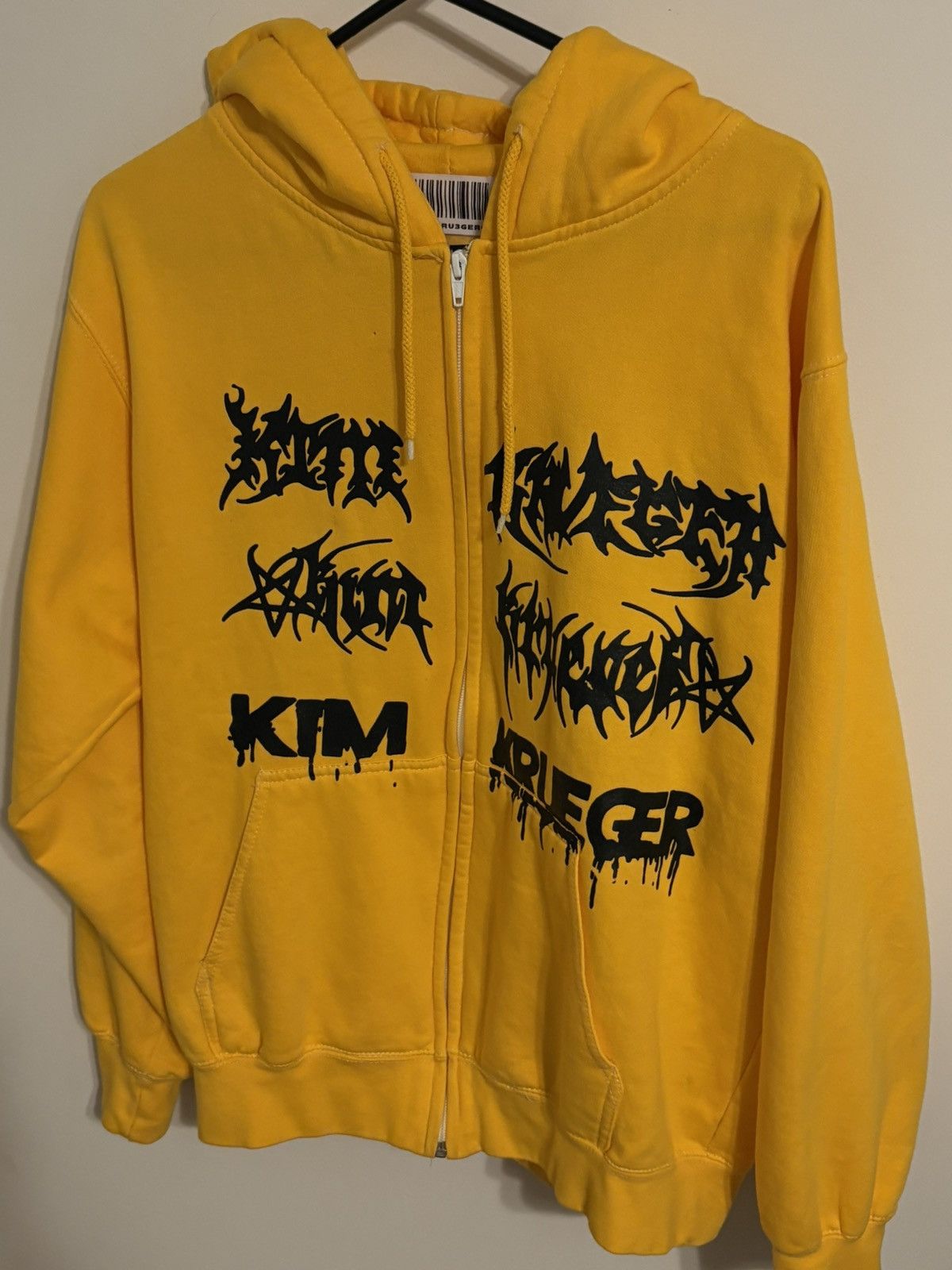 Kim Krueger × Playboi Carti A personal connection zip up Kim