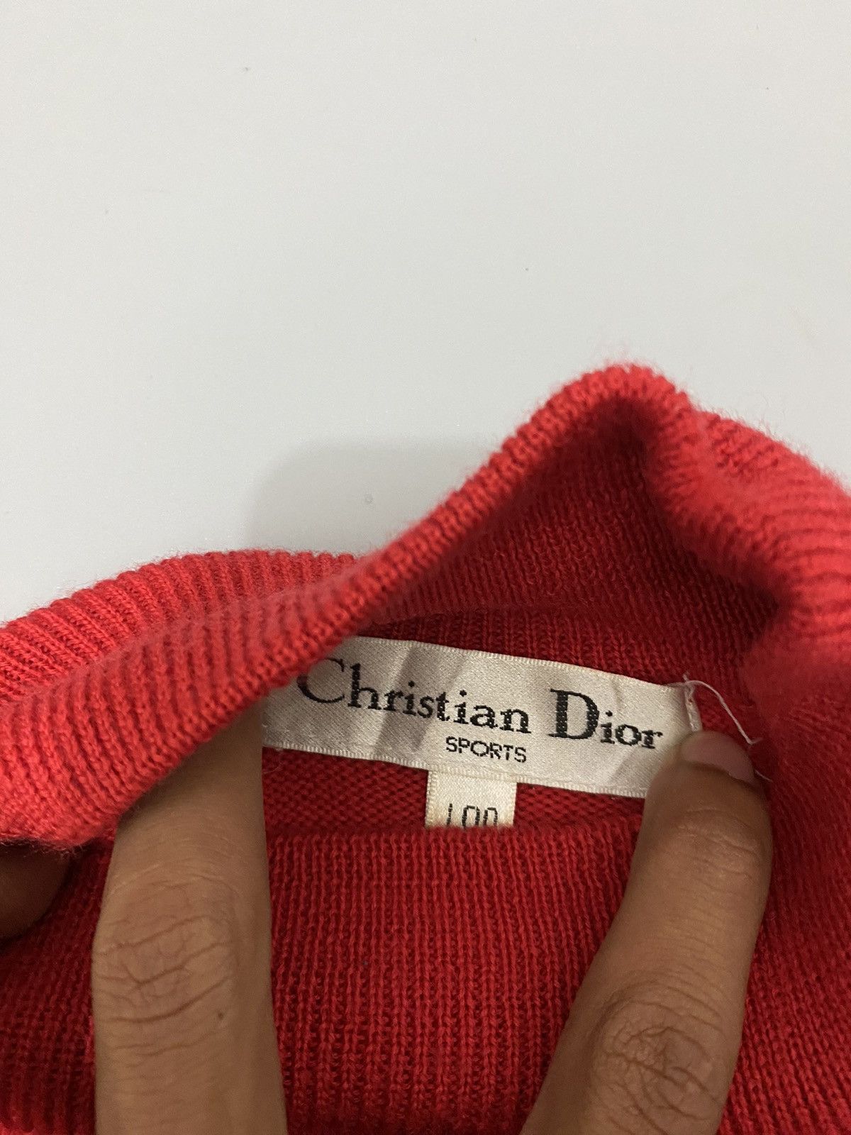 Christian Dior Monsieur × Dior × Vintage 💥Big logo💥 Christian Dior Turtle Neck Size US M / EU 48-50 / 2 - 8 Thumbnail