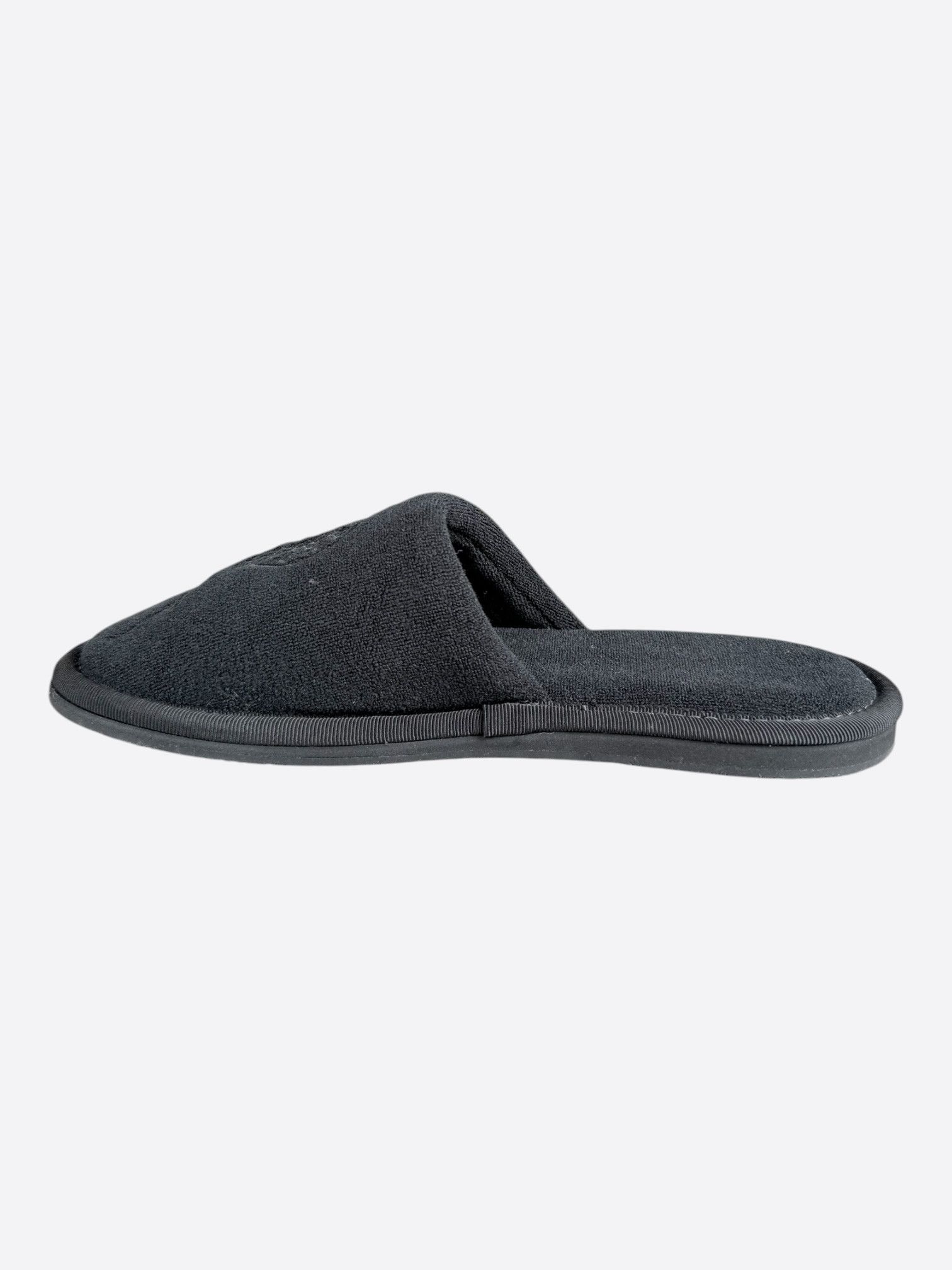 Chrome Hearts New York Exclusive Black Horseshoe Logo Slippers Size US 5 / EU 37 - 6 Thumbnail
