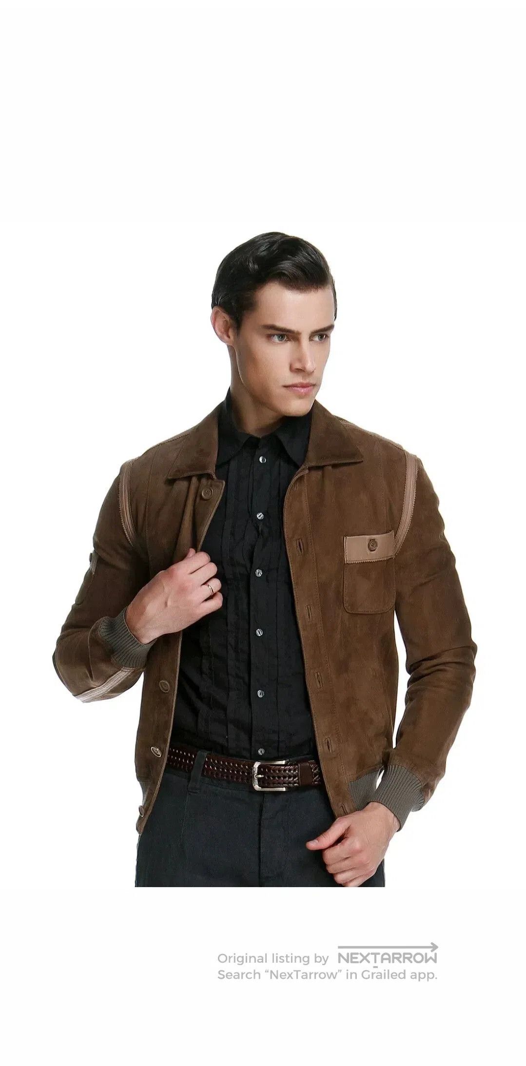 Dolce & Gabbana Dolce & Gabbana Men's Leather Jacket. Size US S / EU 44-46 / 1 - 1 Thumbnail