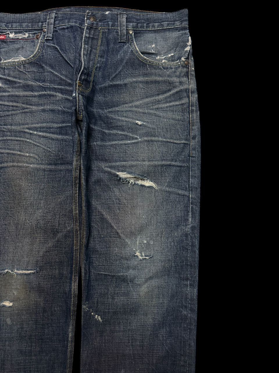 Lee INSANE Lee Copper Grunge 100 Anniversary Mudwash Distressed Size US 35 - 5 Thumbnail