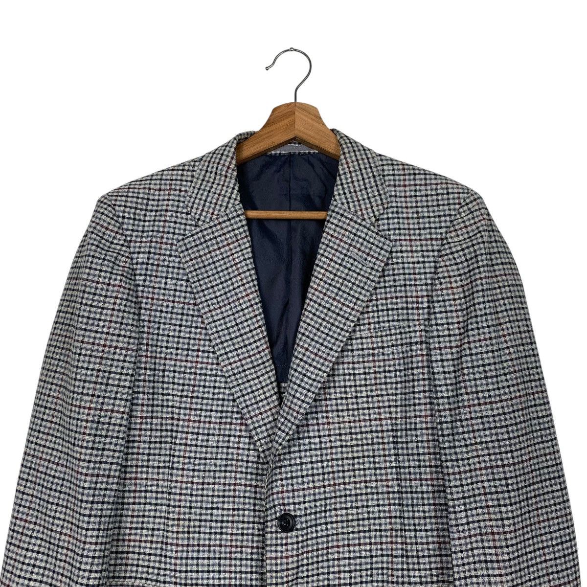 Burberry Vintage Burberrys Checkered Casual Jacket Size US M / EU 48-50 / 2 - 2 Thumbnail