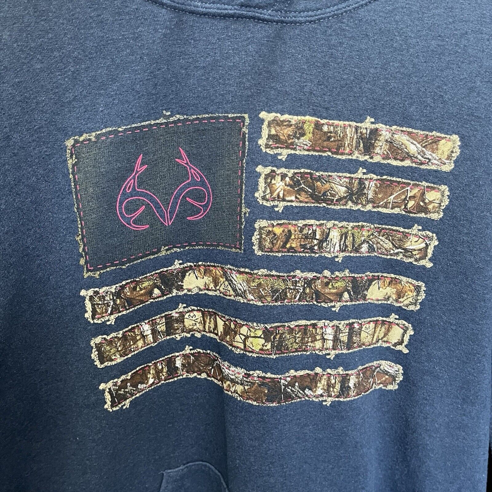 Fruit Of The Loom Fruit of the Loom | Sofspun Realtree Hoodie Blue Medium Camo Size US M / EU 48-50 / 2 - 3 Thumbnail